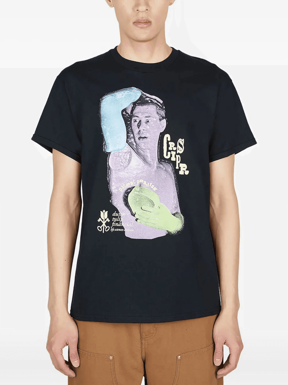 graphic-print crewneck T-shirt - Image 1