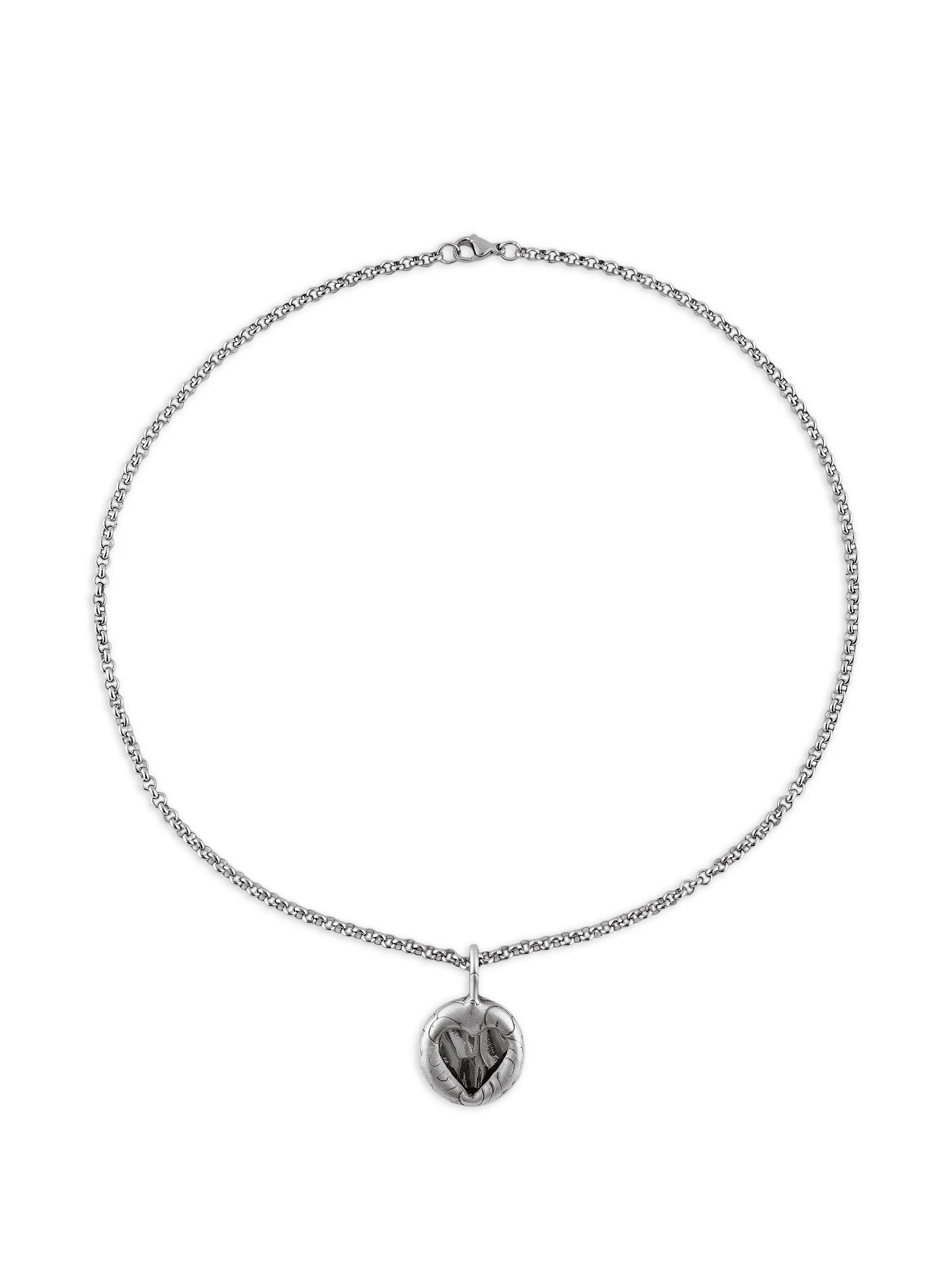round heart pendant necklace - Image 1