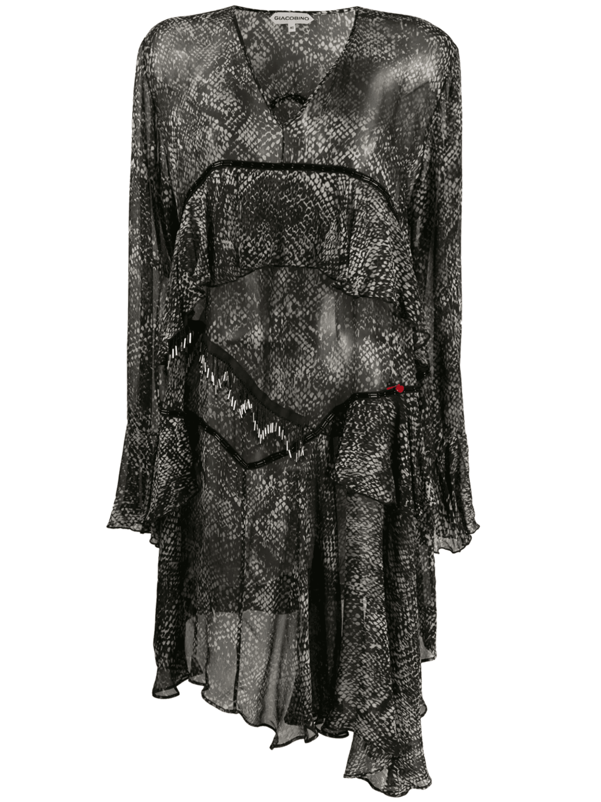 snake print dress - Image 1