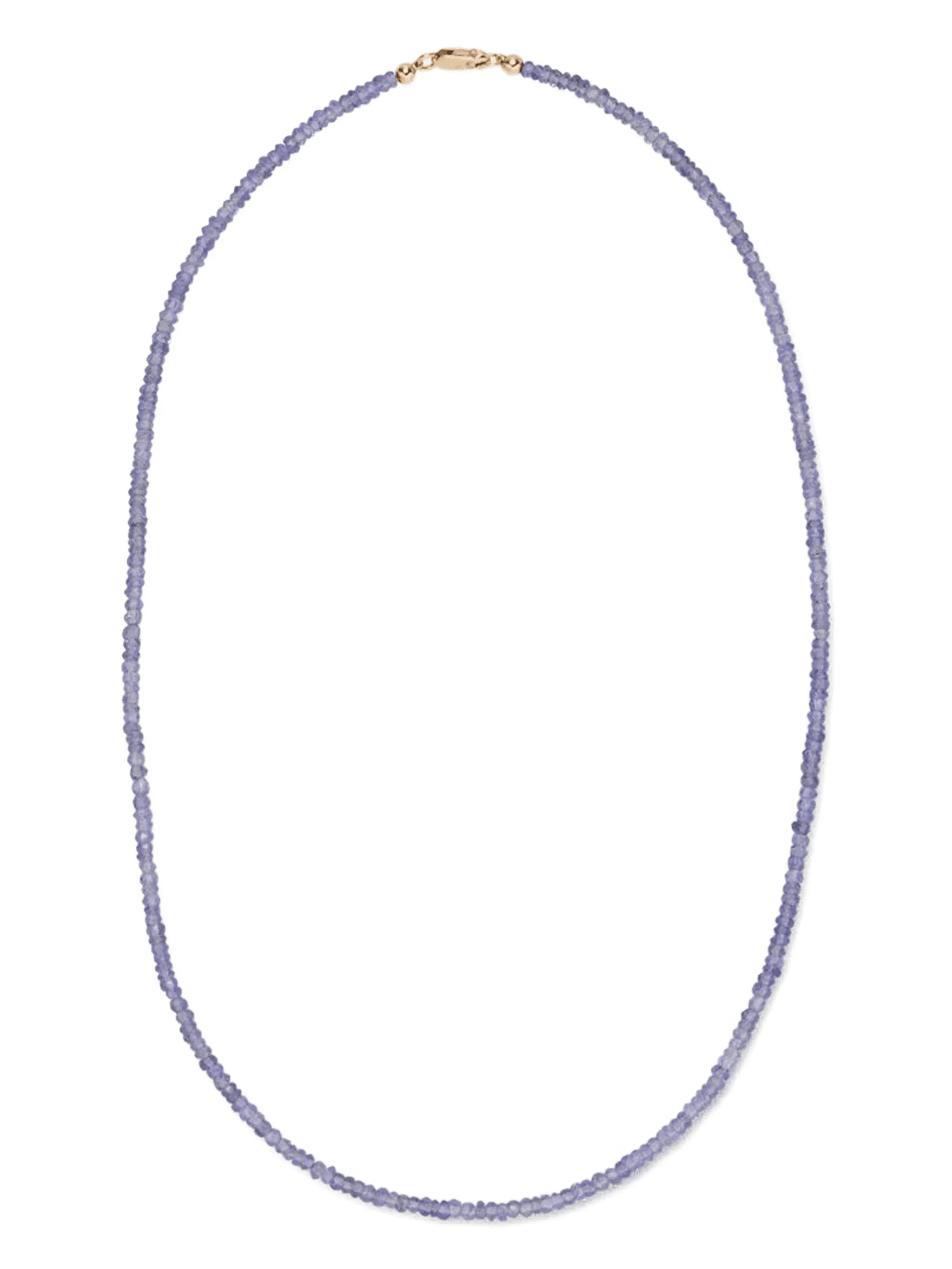 tanzanite beaded necklace - Image 1