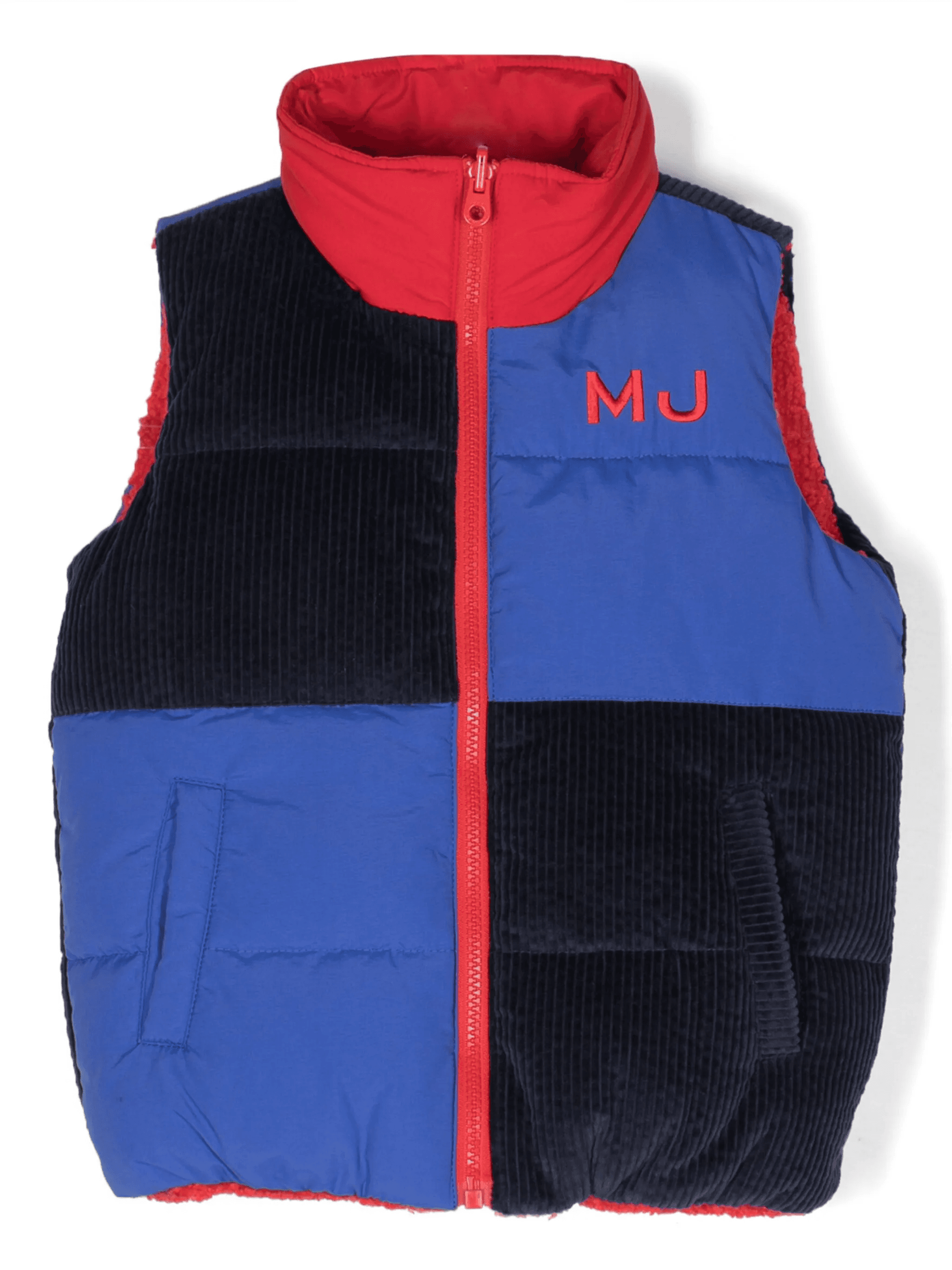 colour-block padded gilet - Image 1
