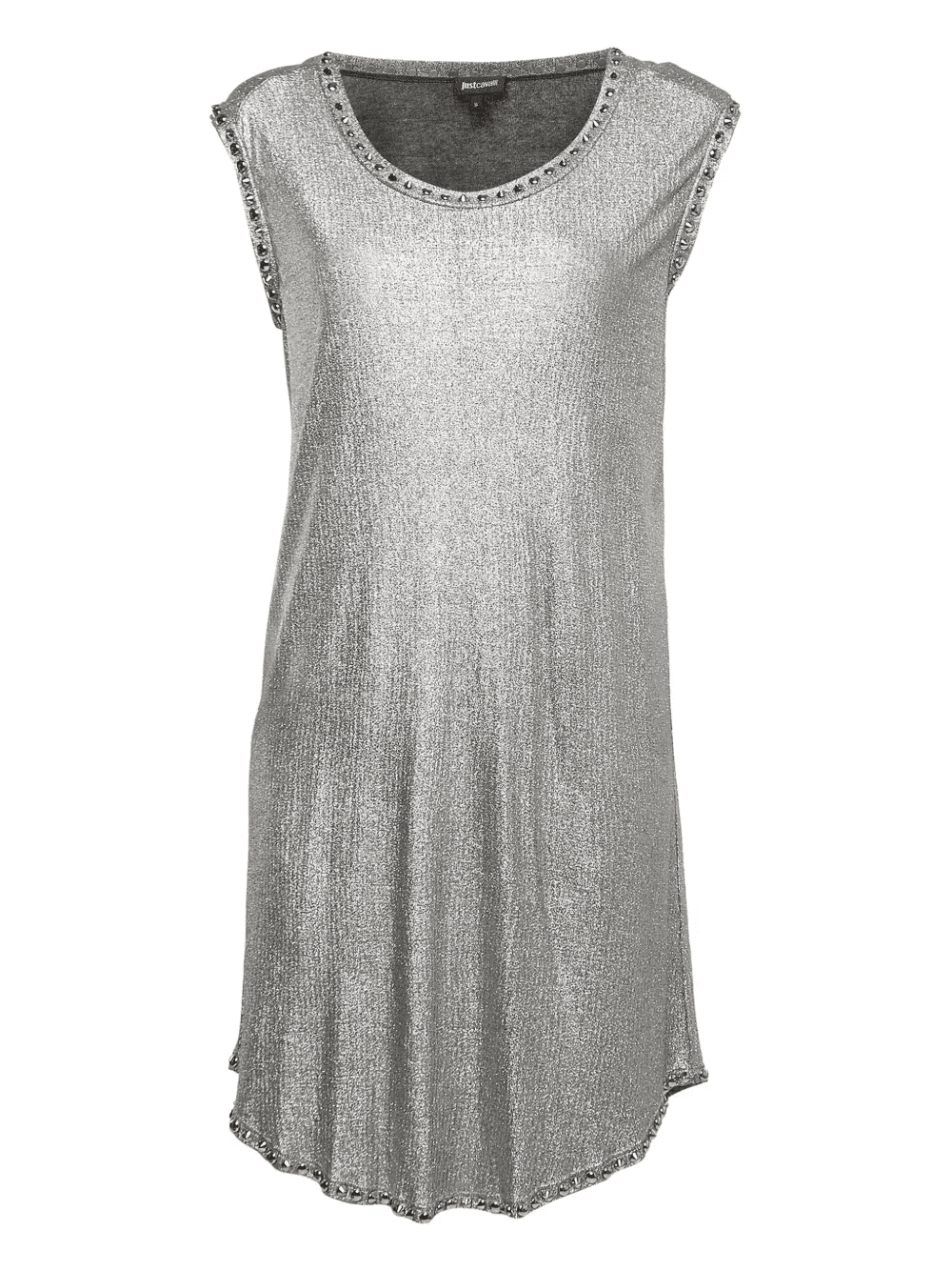 metallic-effect midi dress - Image 1