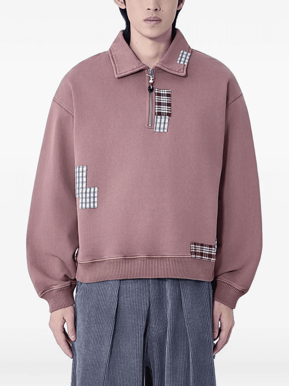 patchwork sweatshirt - Image 1
