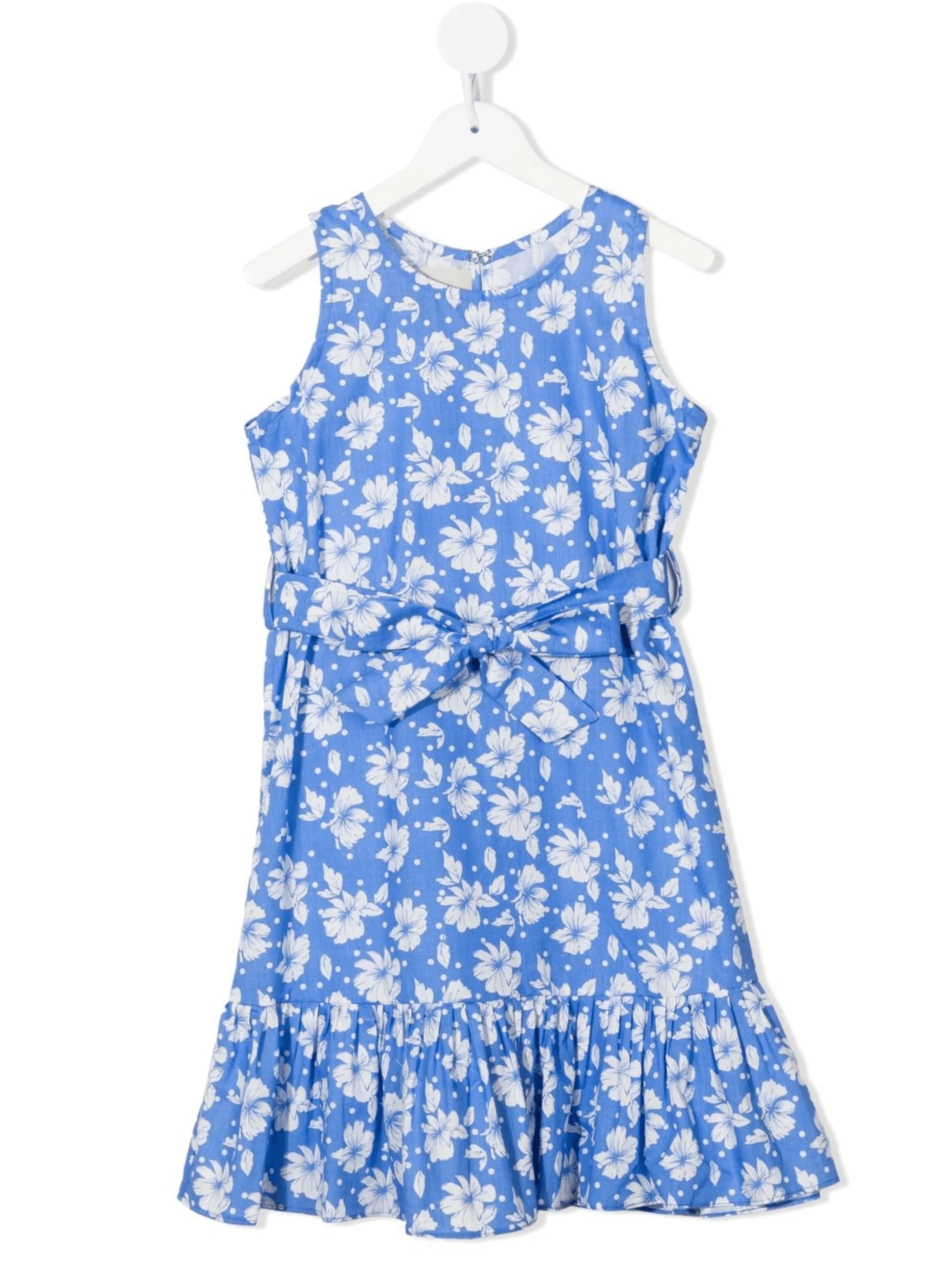 floral-print poplin midi dress - Image 1