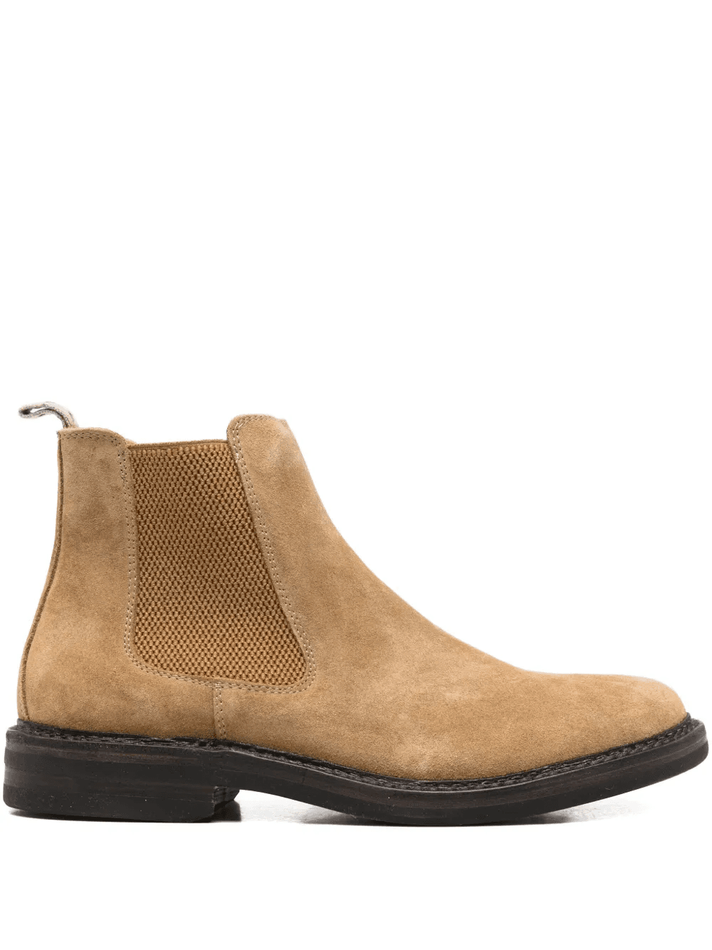 elastic-panel suede chelsea boots - Image 1
