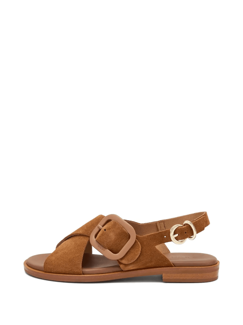 crossover-strap buckle-detail sandals - Image 1