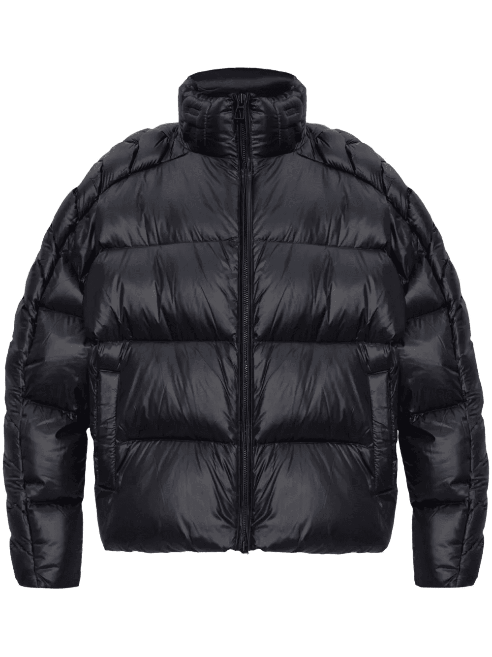 panelled puffer jacket - Image 1