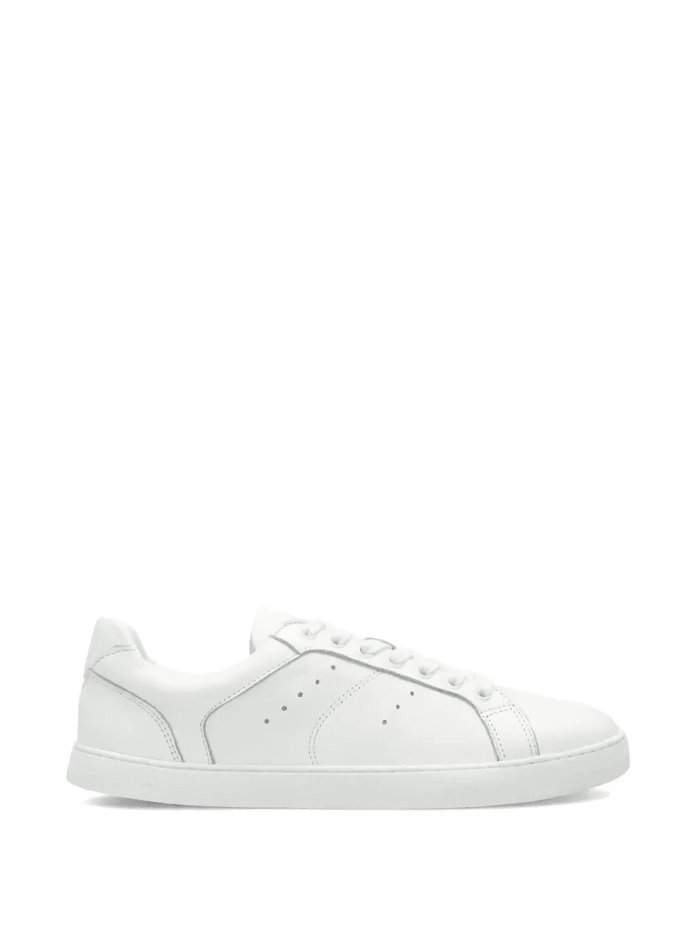 perforated lace-up sneakers - Image 1