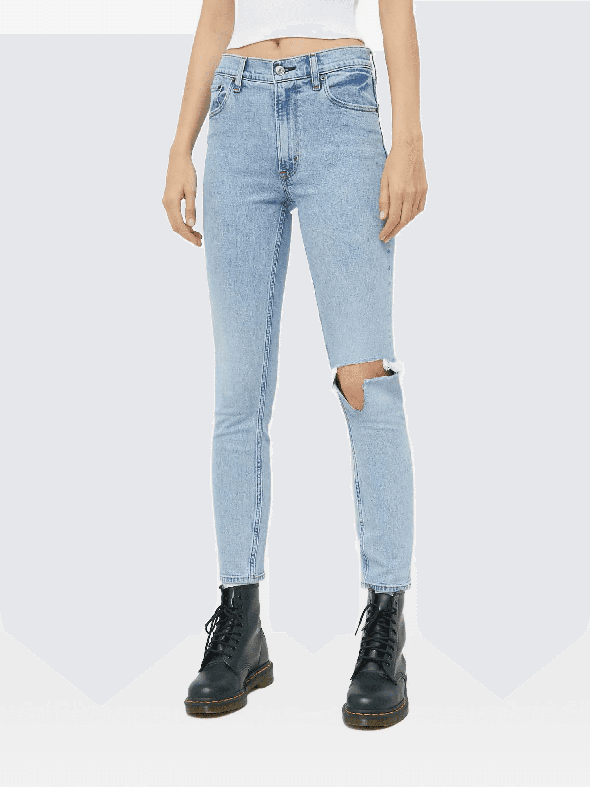 ripped skinny jeans - Image 1