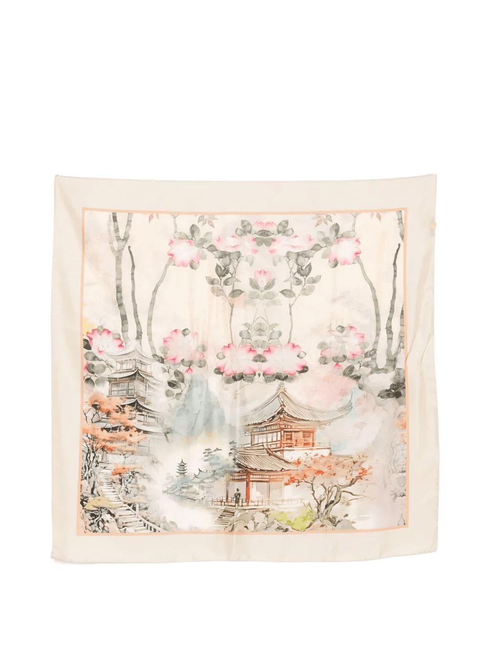 floral print scarf - Image 1