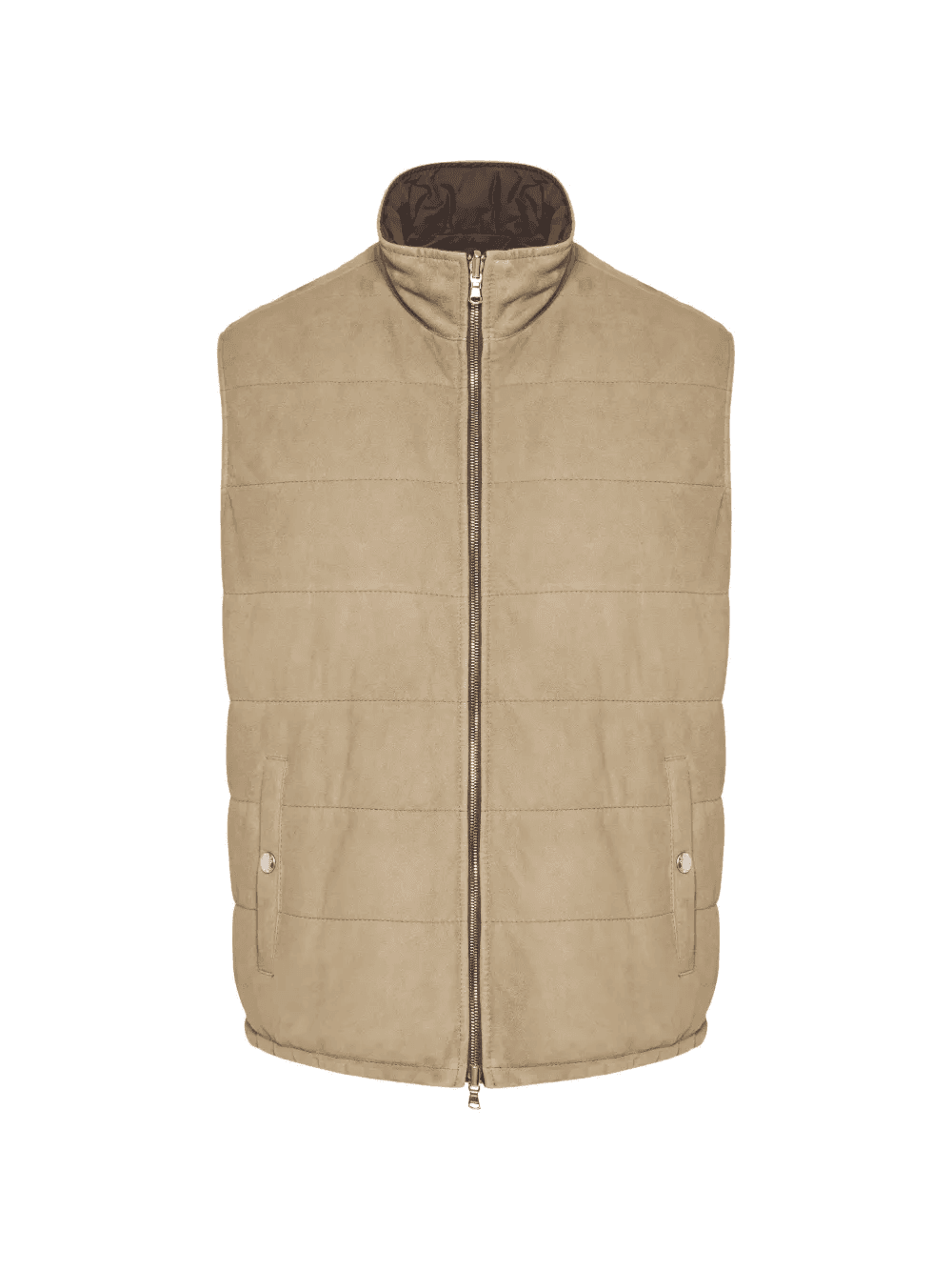 padded zip gilet - Image 1