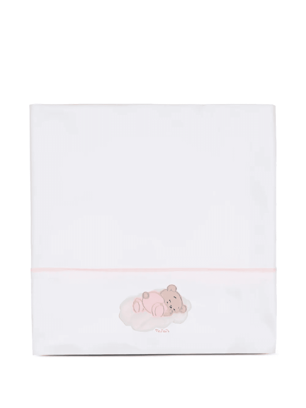 teddy bear-appliqué blanket - Image 1