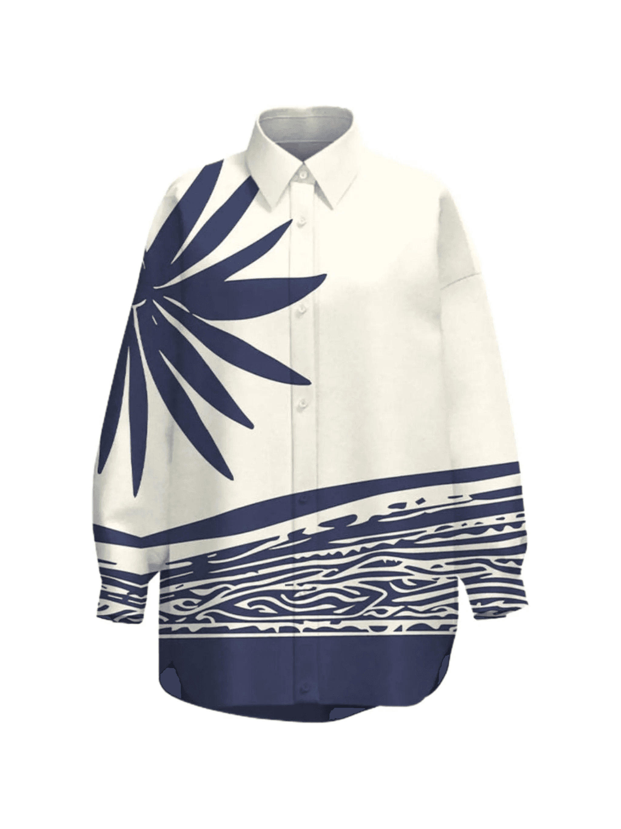 Rina graphic-print shirt - Image 1