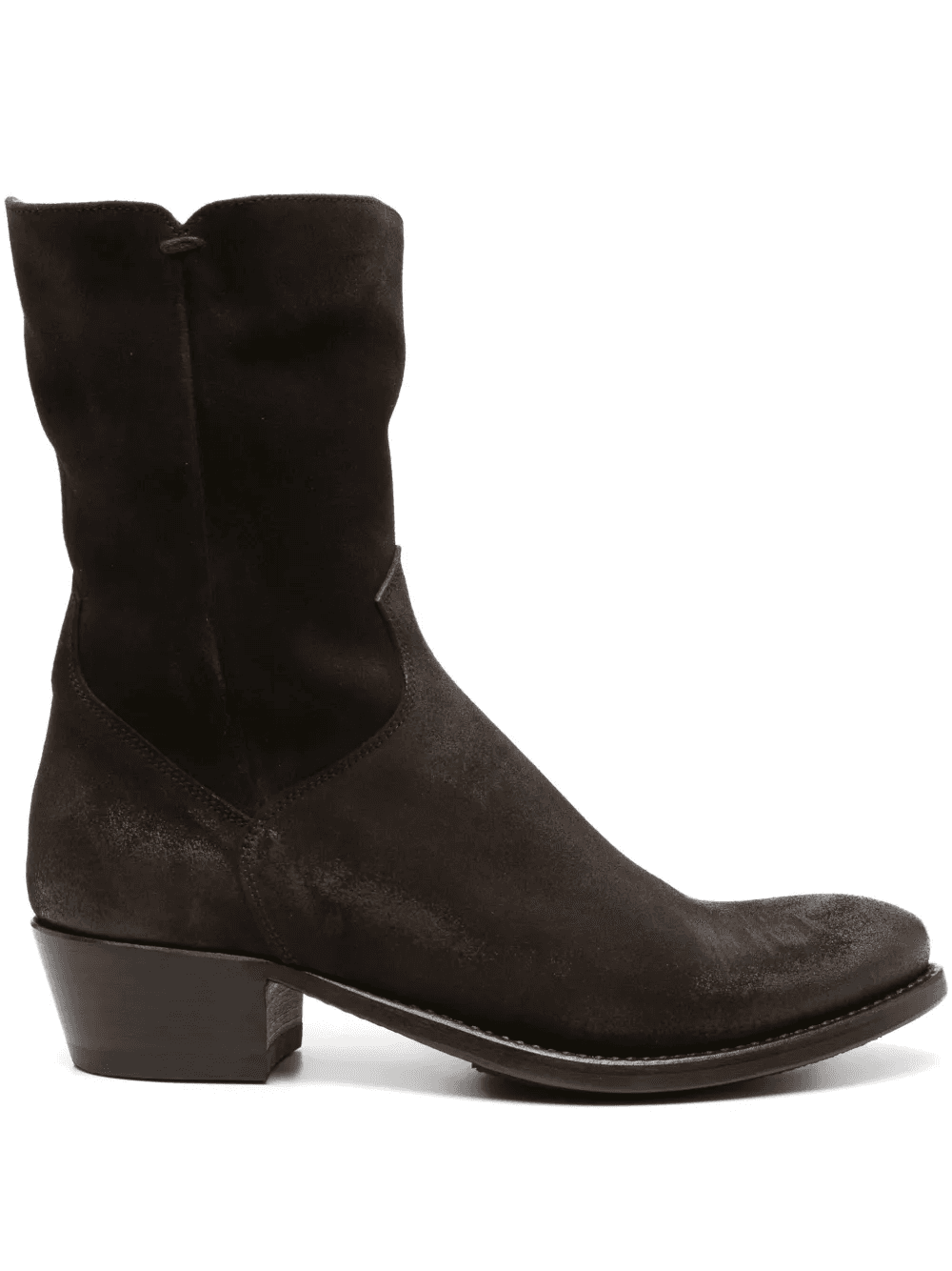 suede cowboy boots - Image 1