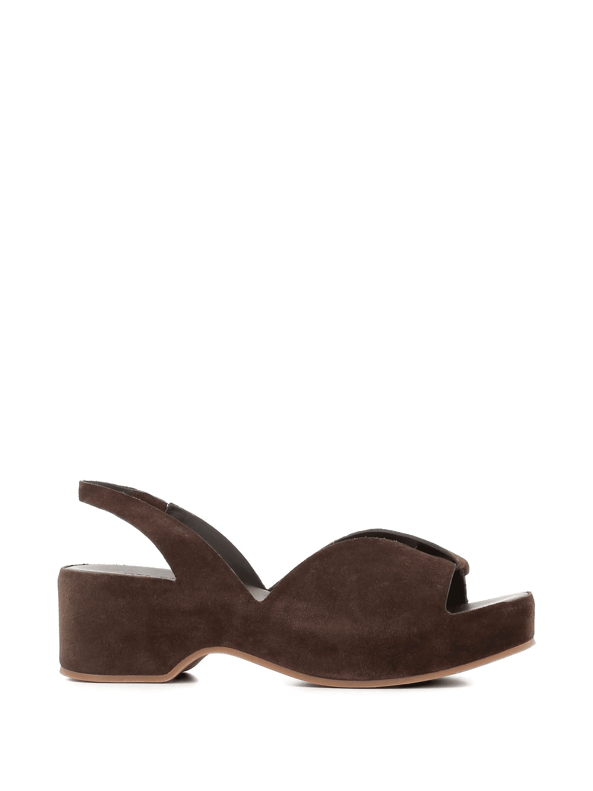slingback suede sandals - Image 1