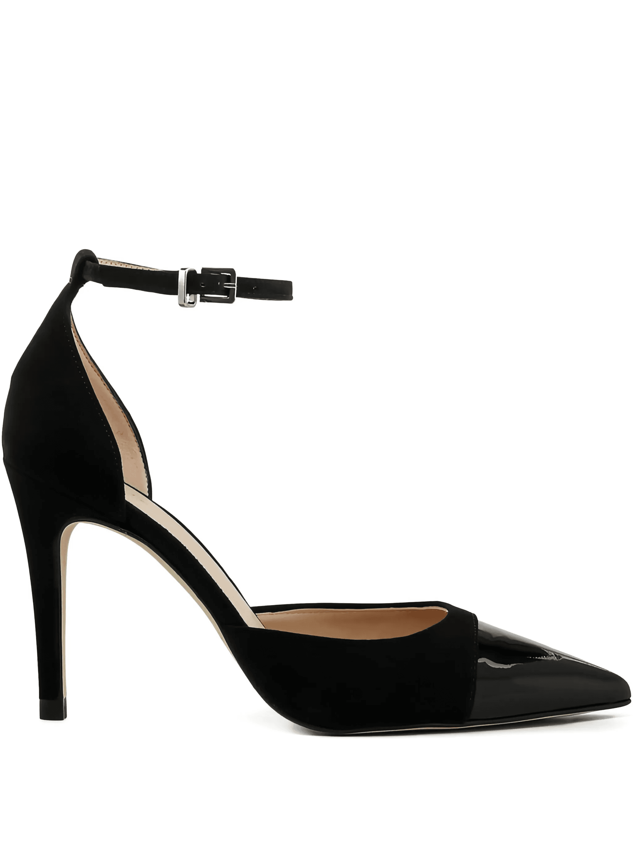 patent-trimmed stiletto pumps - Image 1