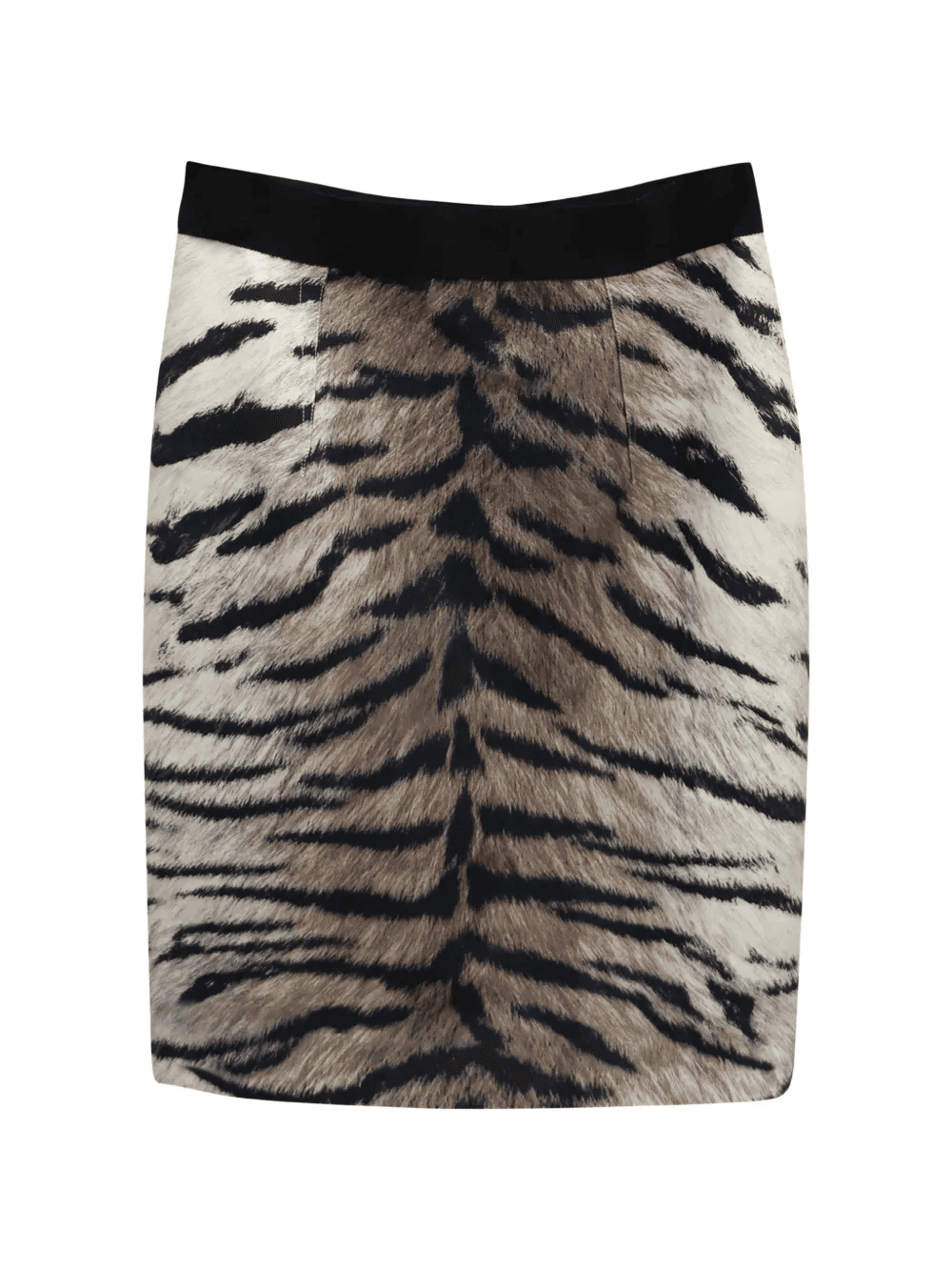 tiger-print pencil skirt - Image 1