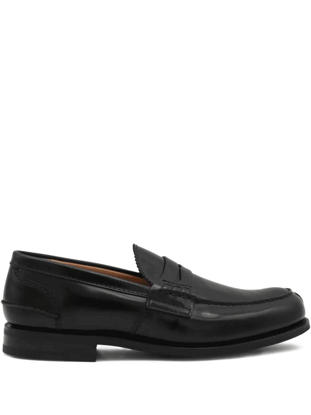 leather penny loafers - Image 1