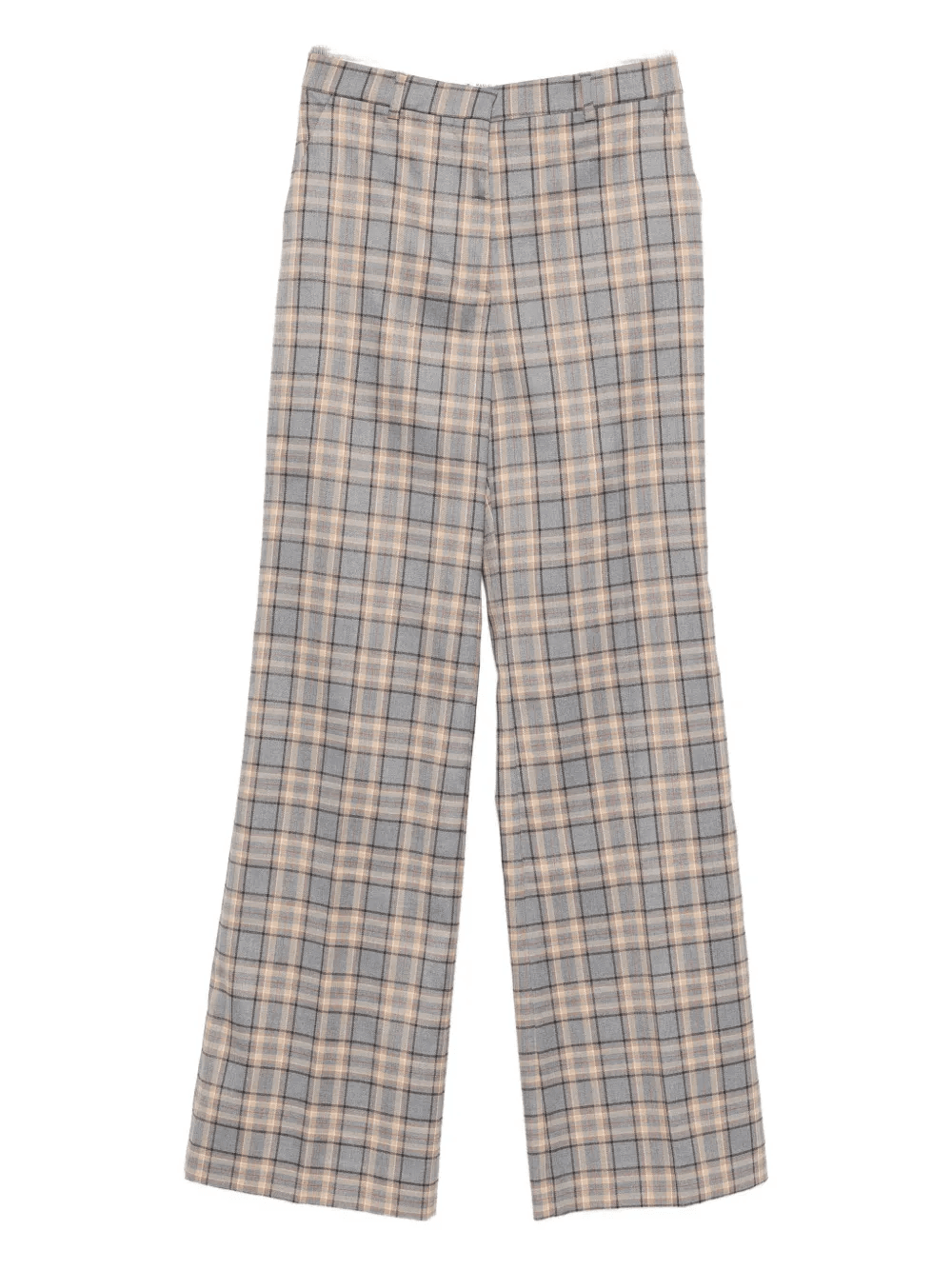 check-pattern trousers - Image 1