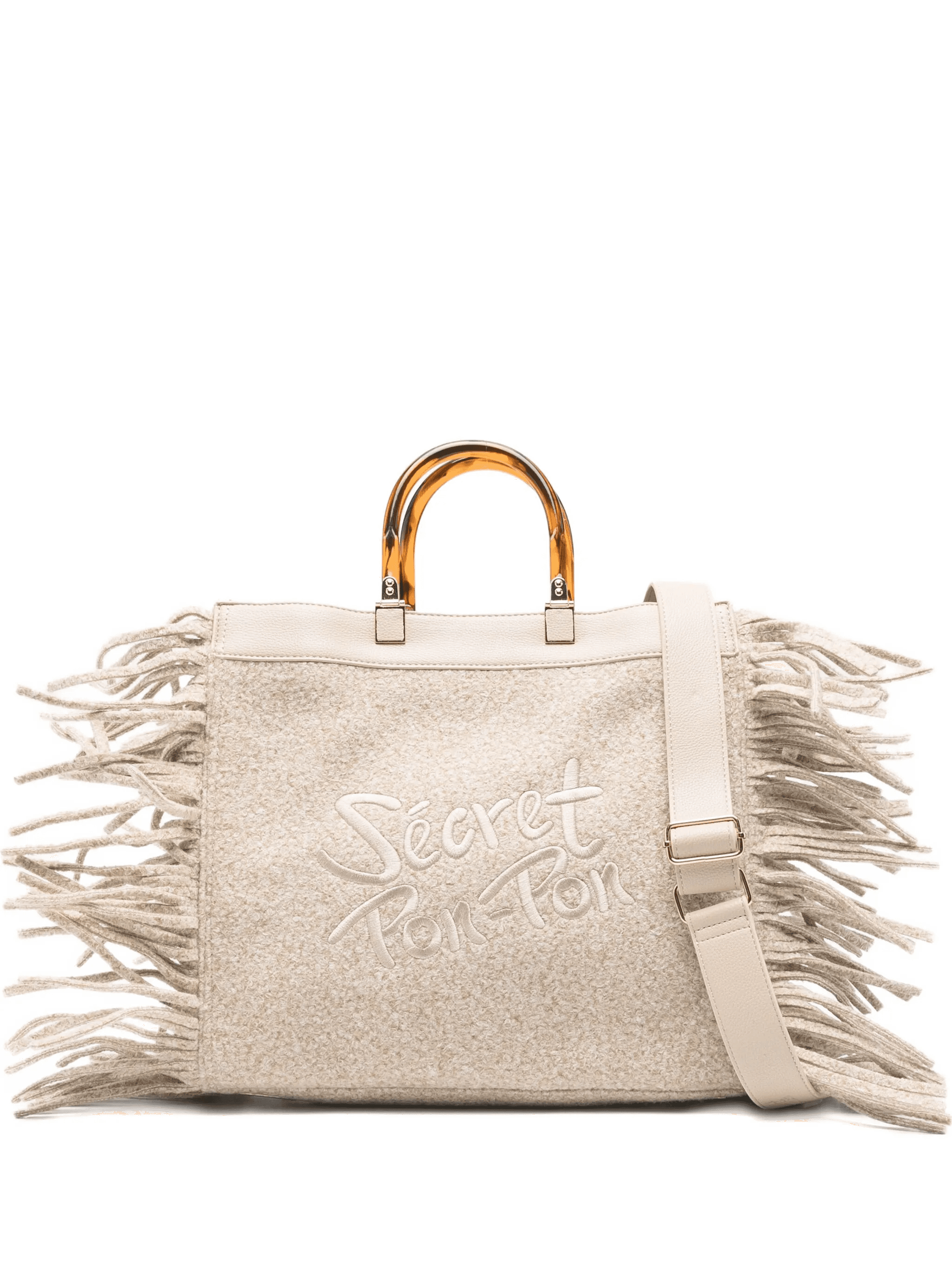 fringed top-handles shoulder bag - Image 1