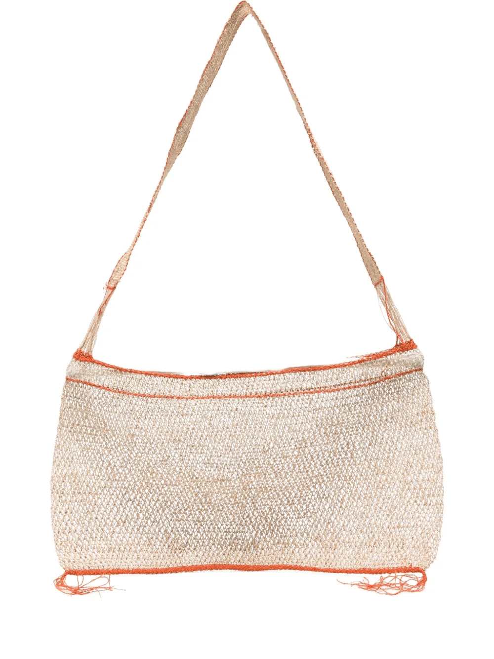contrast-trim tote bag - Image 1