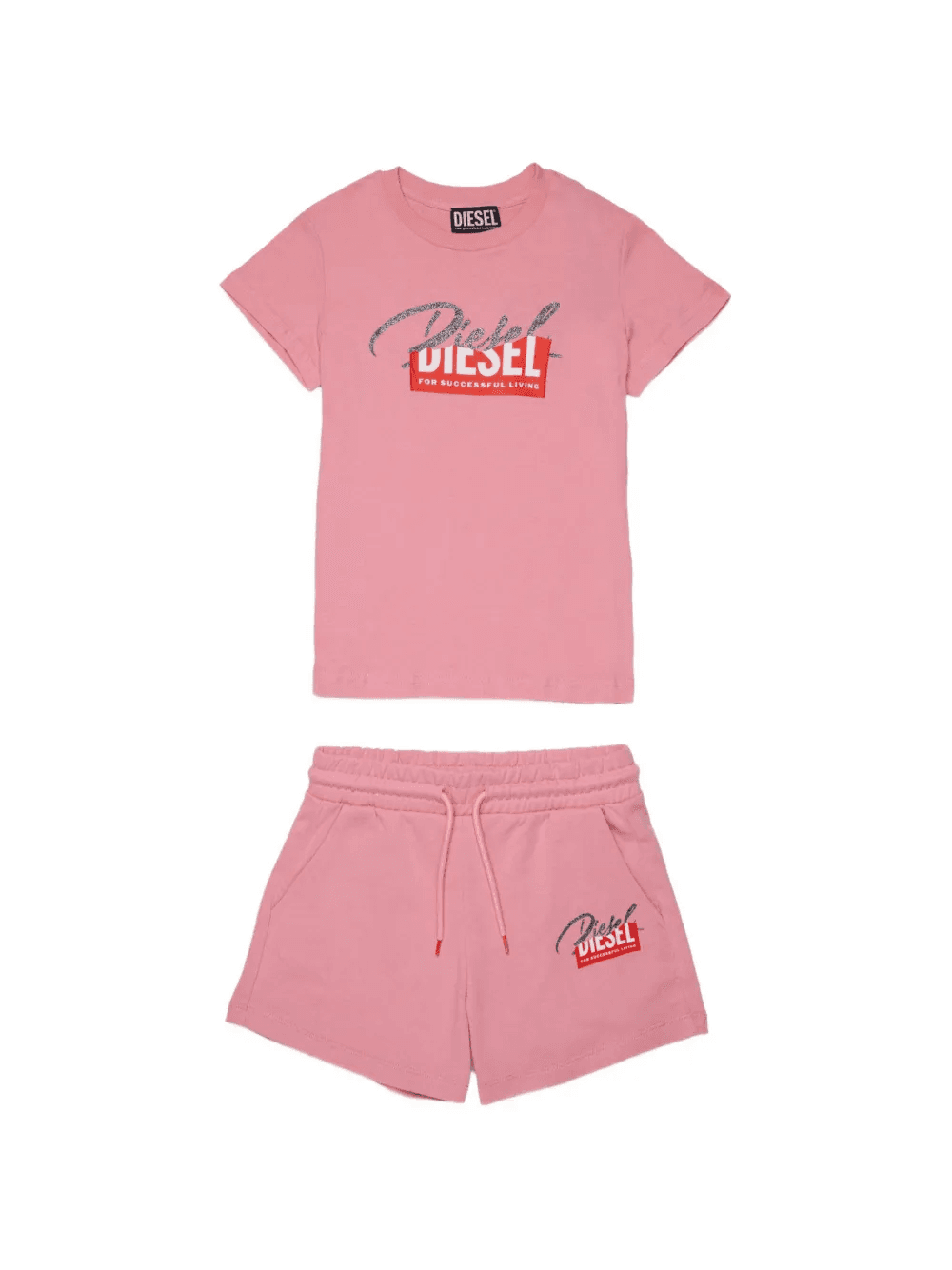 logo-print T-shirt and shorts set - Image 1