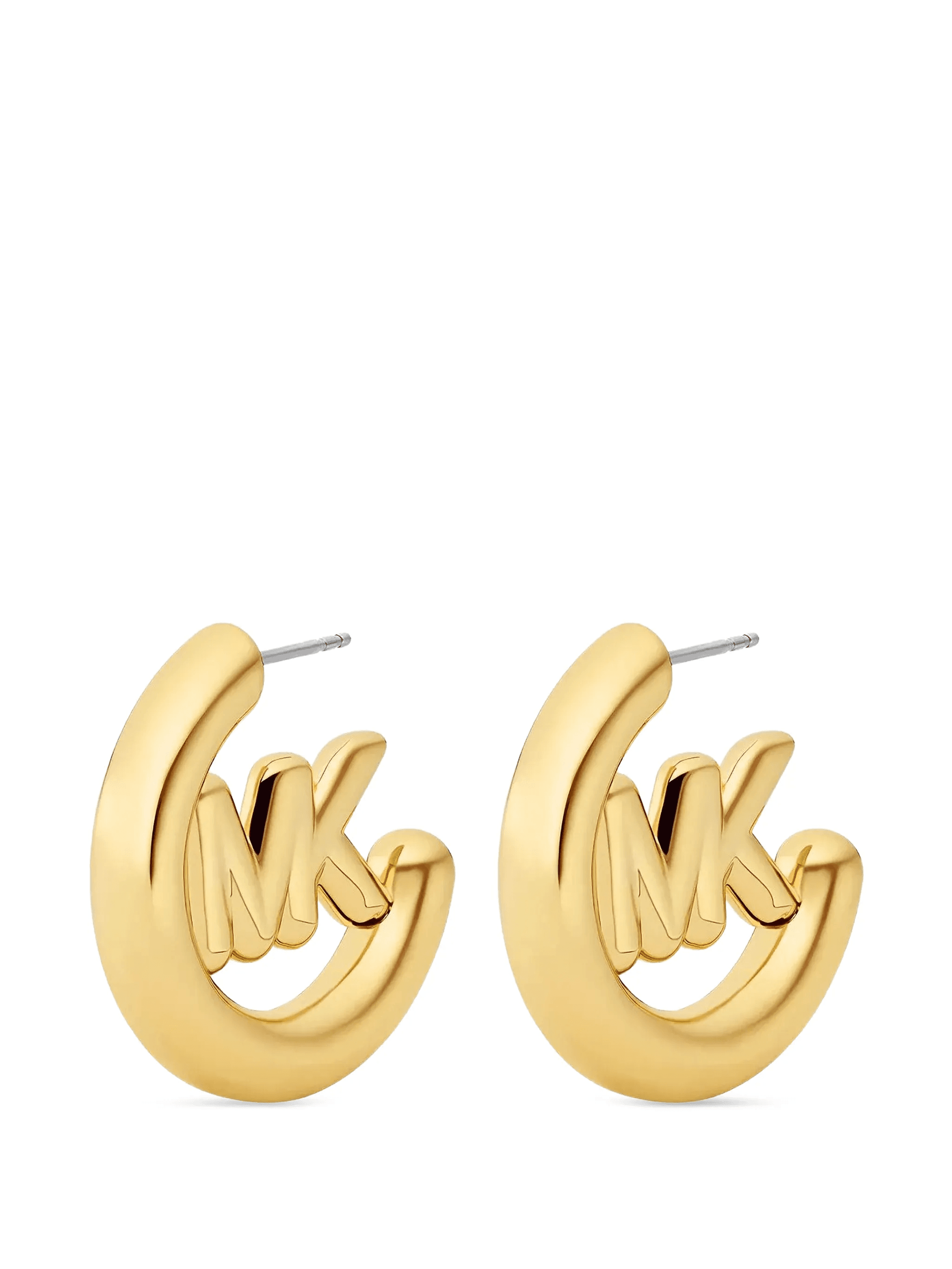 logo-hoop earrings - Image 1