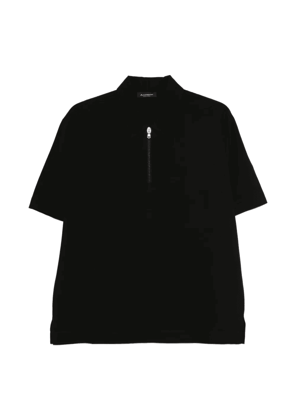 zip short-sleeve polo - Image 1