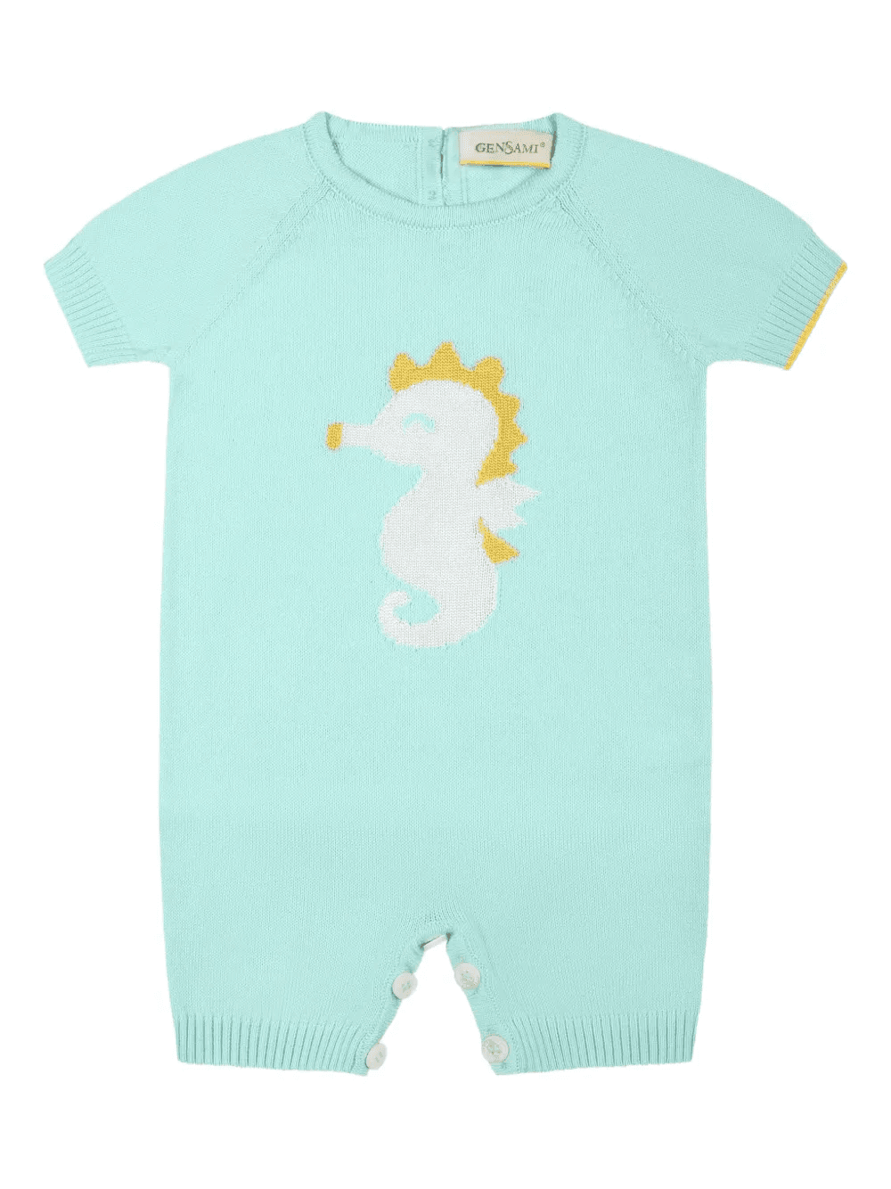 intarsia-knit romper - Image 1