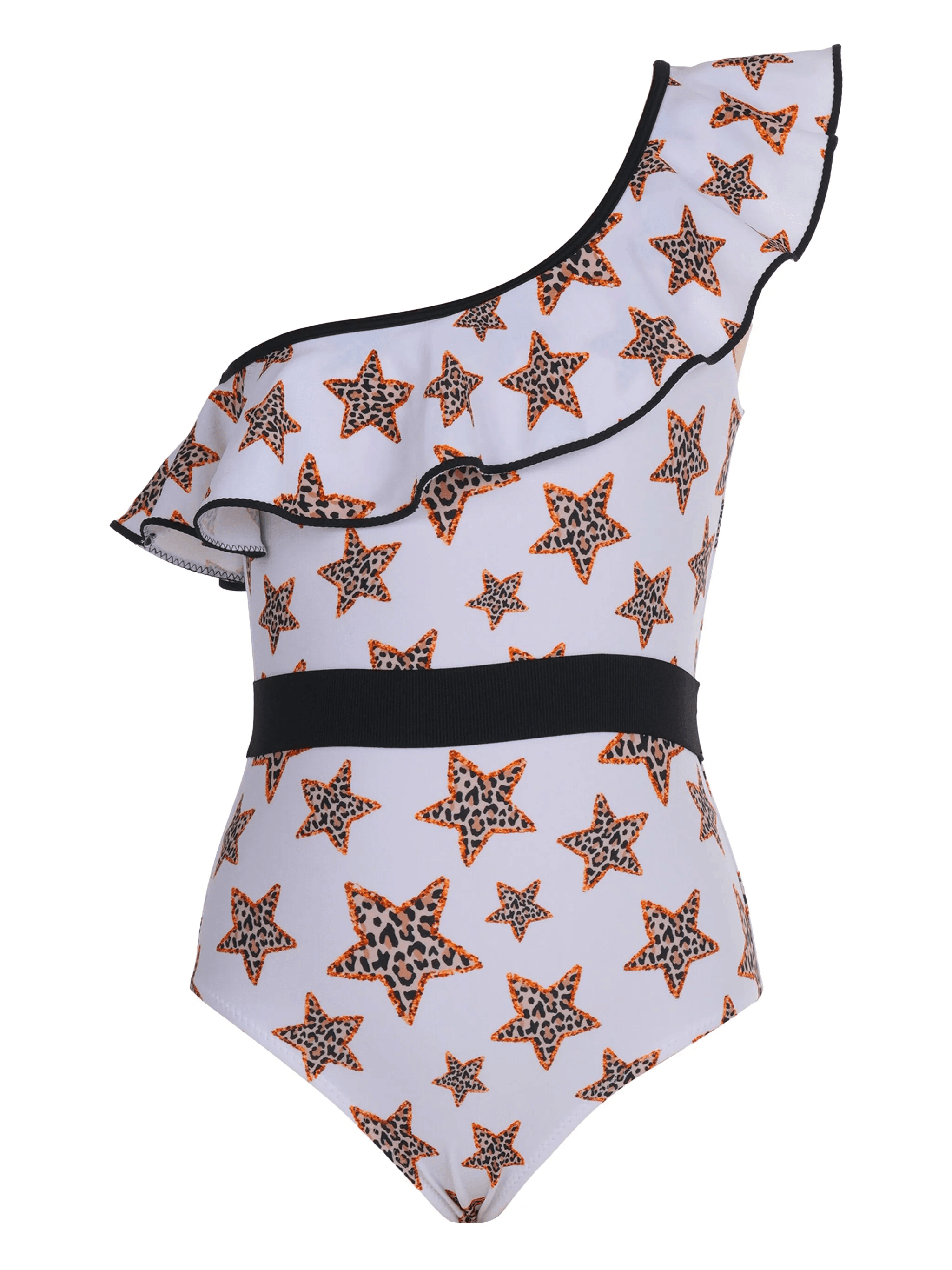 star-print swimsuit - Image 1