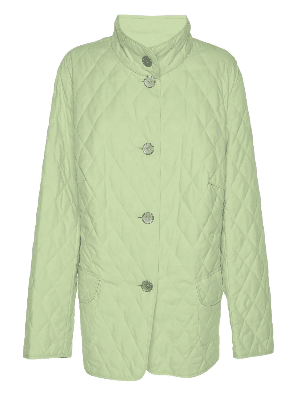 quilted buttoned puffer jacket - Image 1