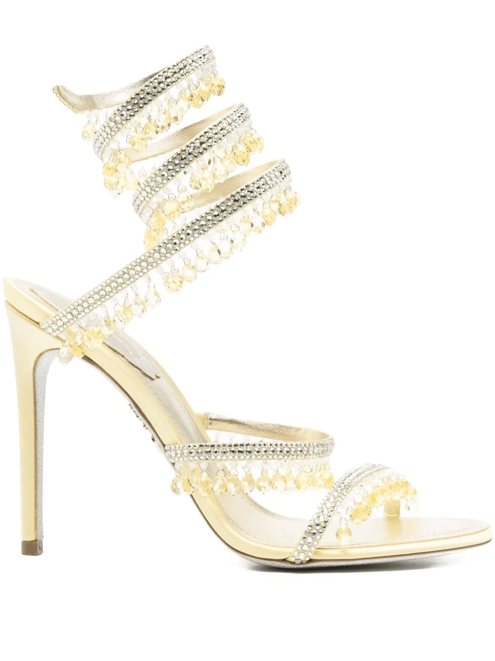 105mm Chandelier strass heeled sandals - Image 1