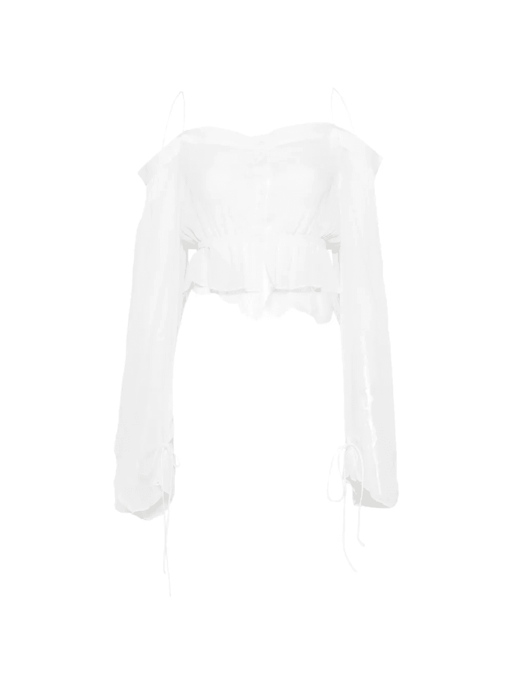off-shoulder blouse - Image 1