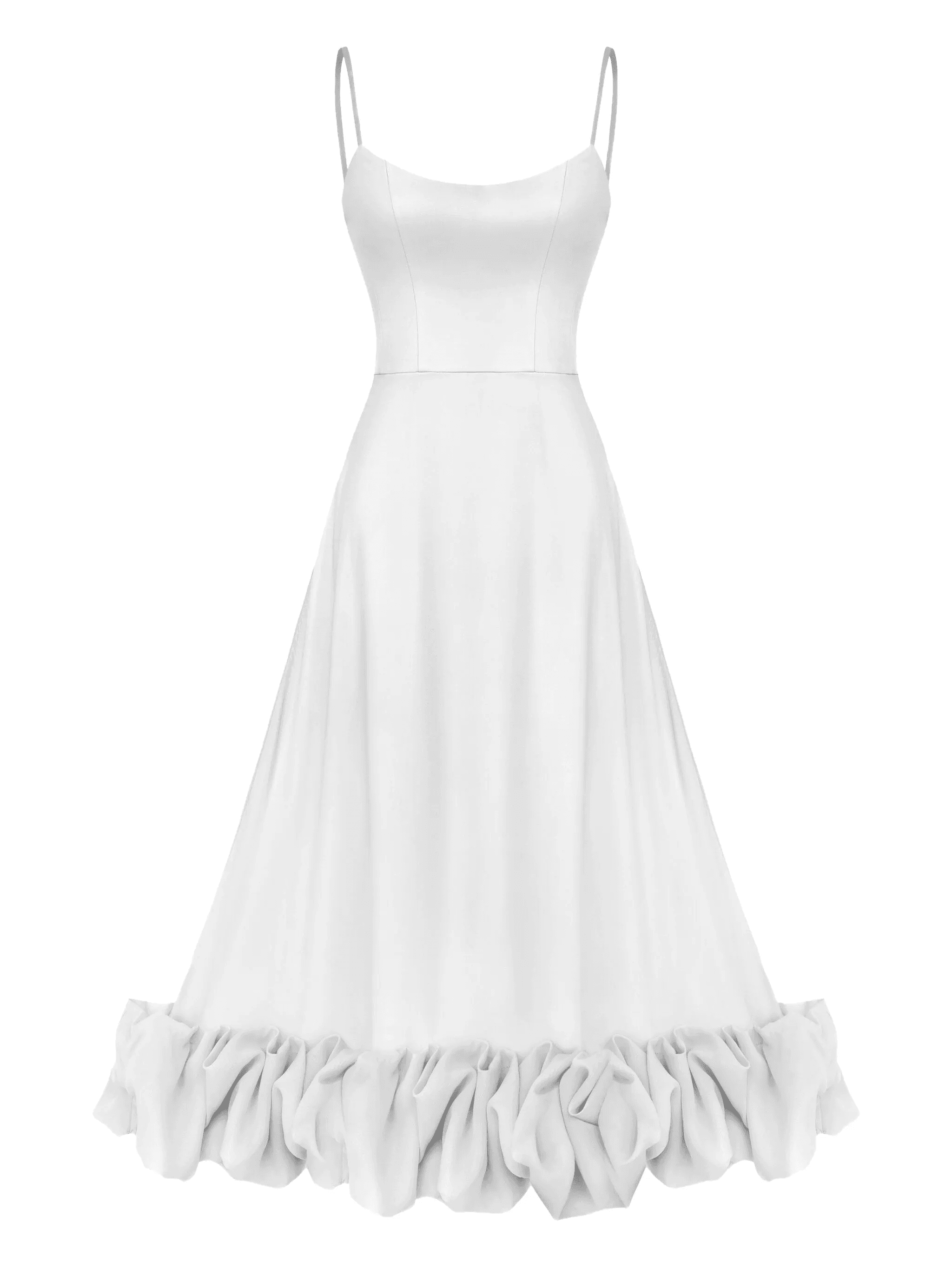 flounce midi dress - Image 1