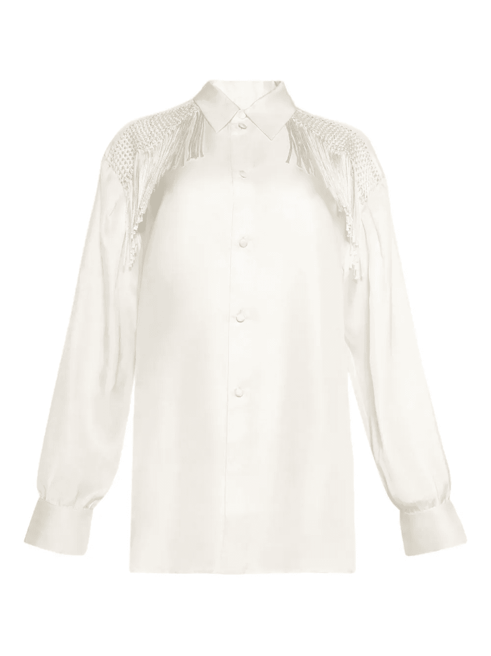epaulette-fringed shirt - Image 1