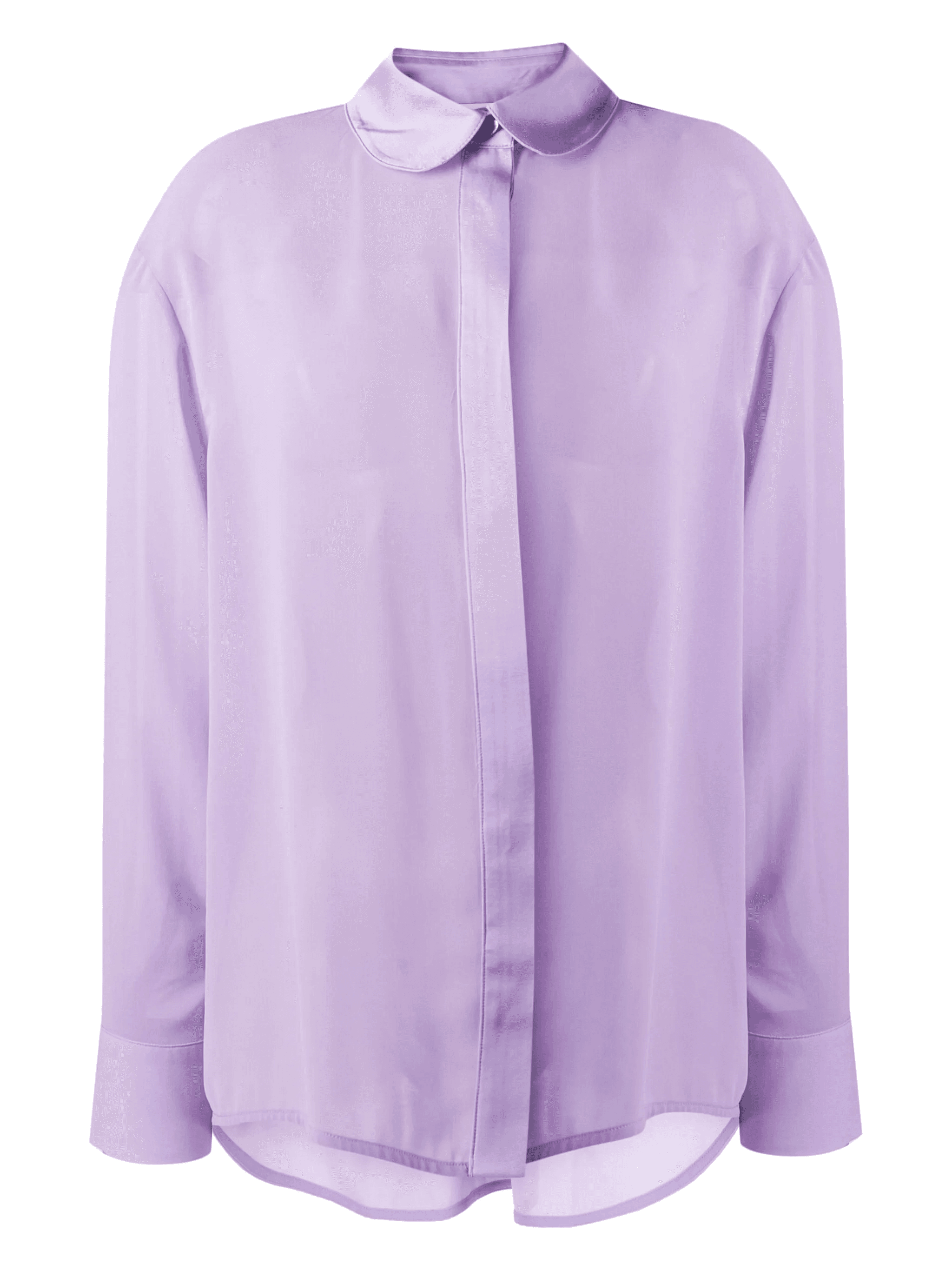 semi-sheer pyjama shirt - Image 1