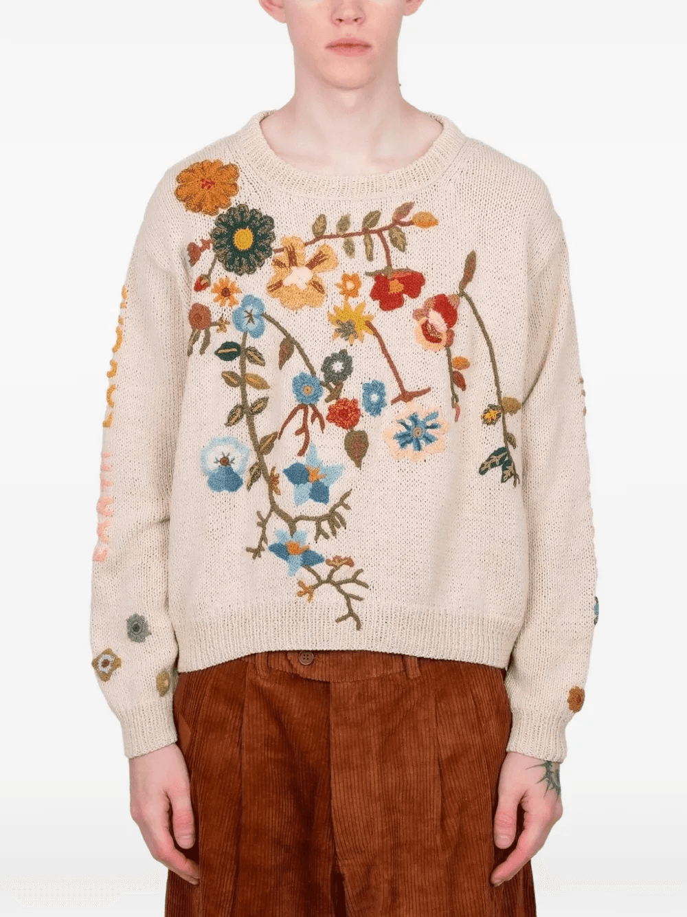 Piper floral embroidered sweater - Image 1