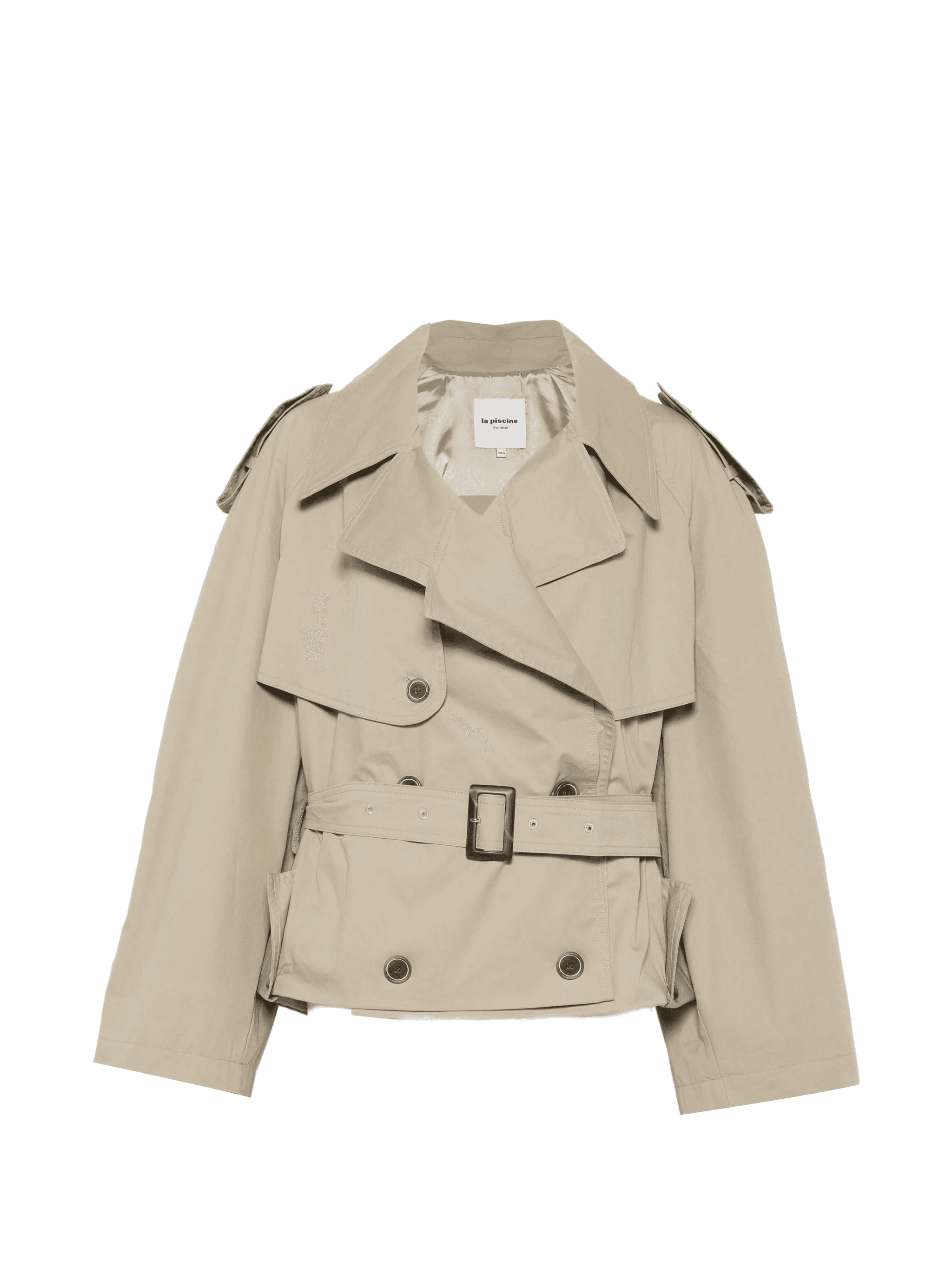 belted epaulettes jacket - Image 1