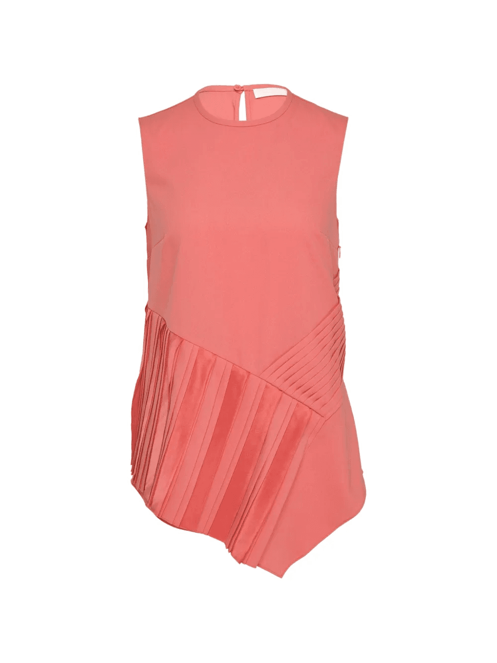Georgette Danielle pleated asymmetric top - Image 1