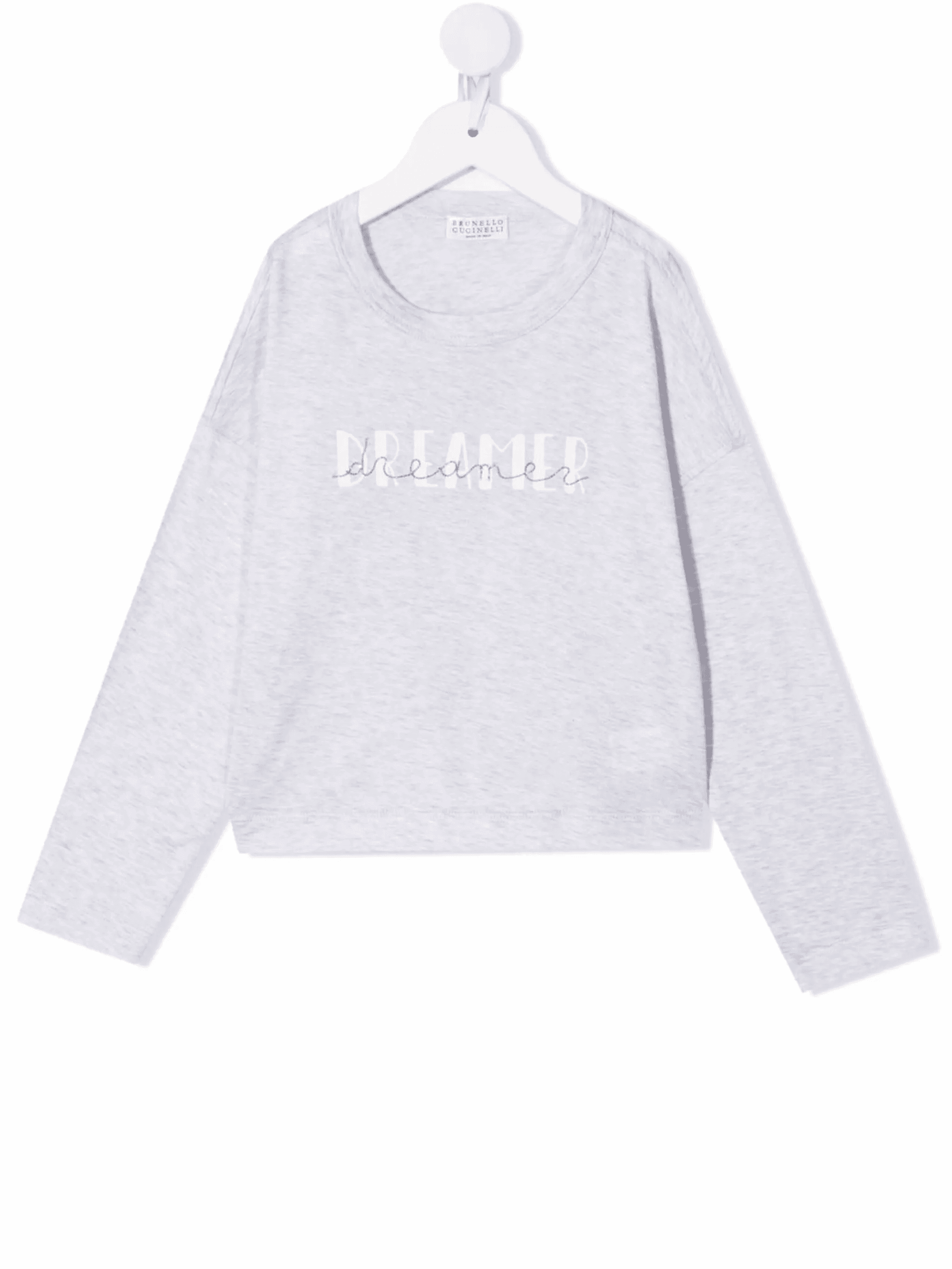 dreamer print cotton sweatshirt - Image 1