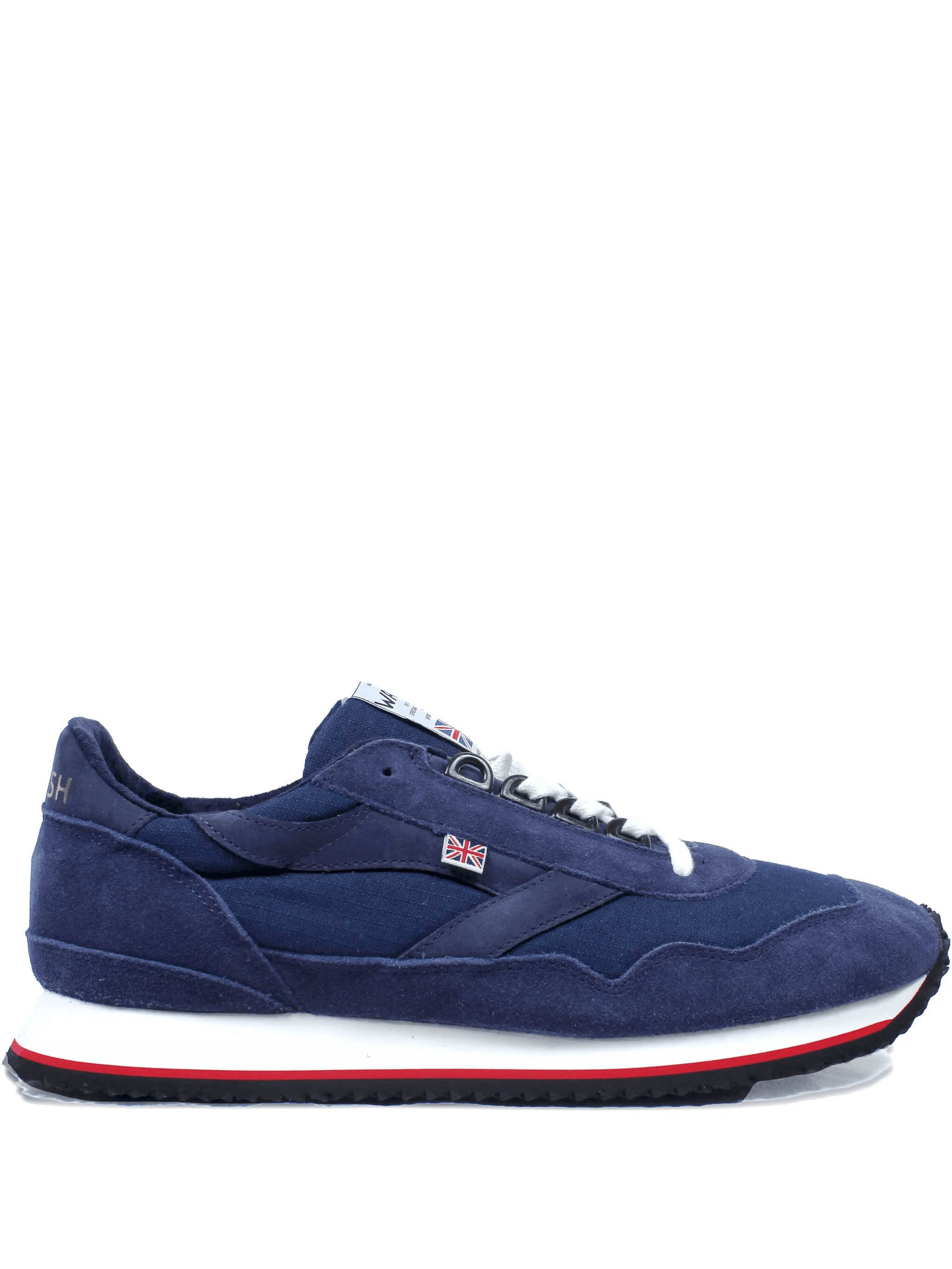 suede-panel sneakers - Image 1