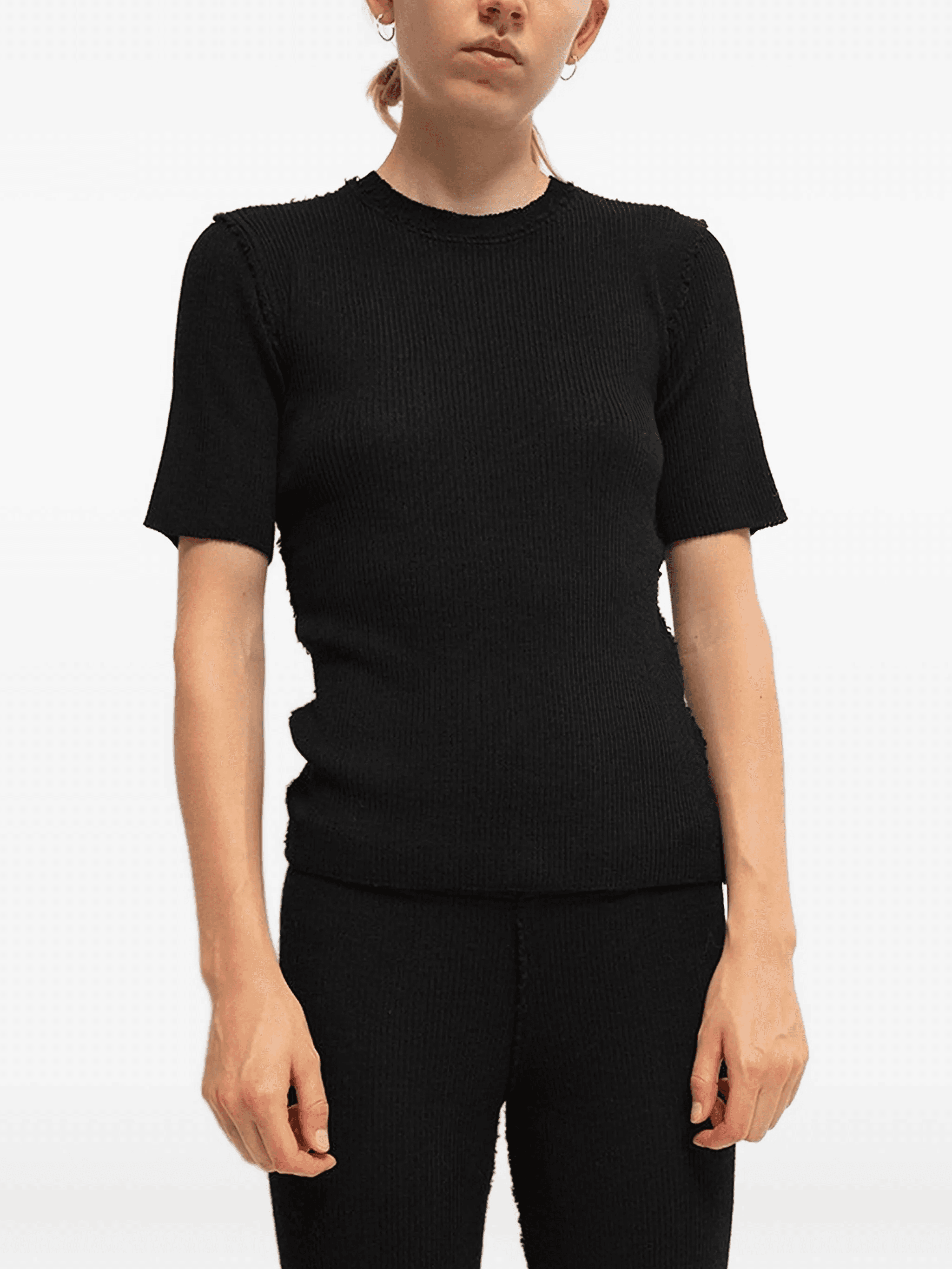 Brita ribbed T-shirt - Image 1