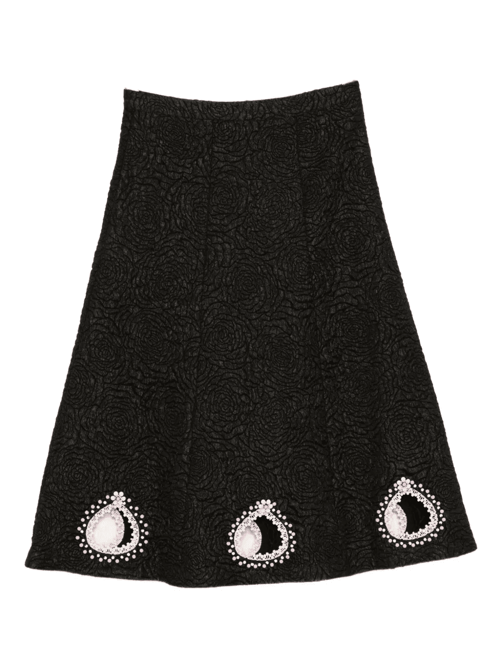 bead-embellished skirt - Image 1