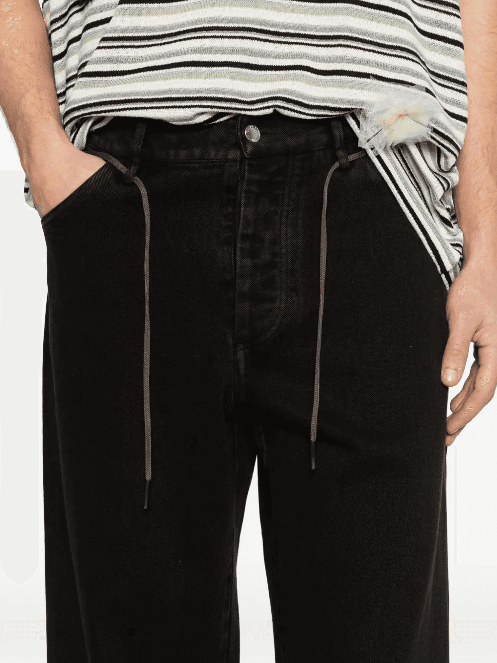 drawstring jeans - Image 1