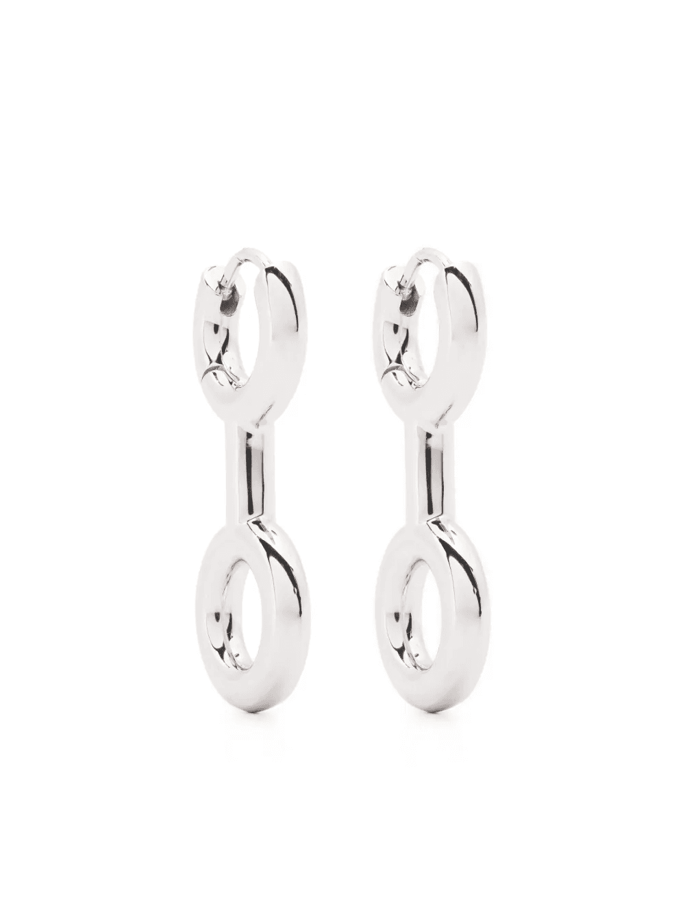 Binary Chain huggie earrings - Image 1