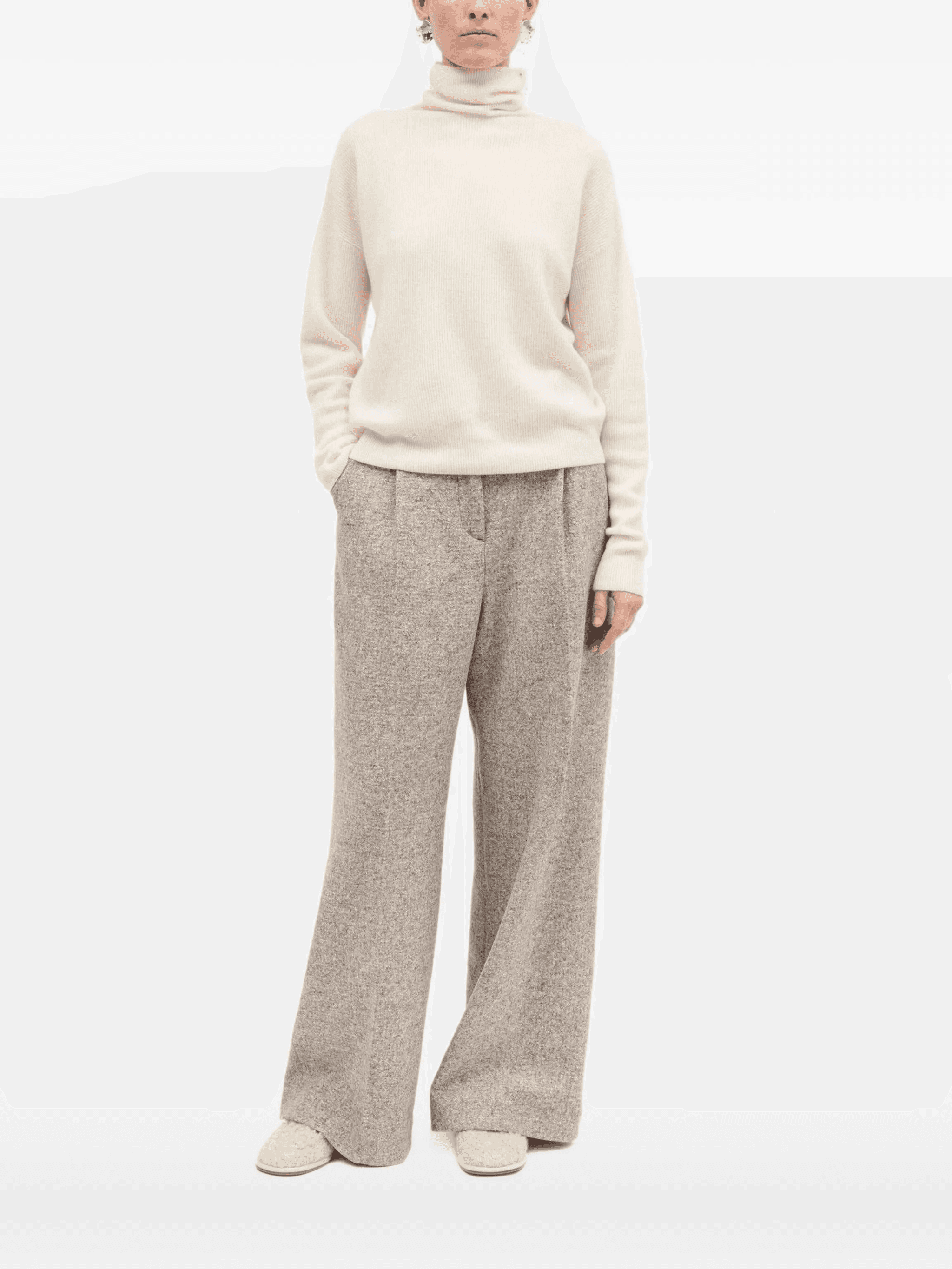 Krystal cashmere roll-neck sweater - Image 1