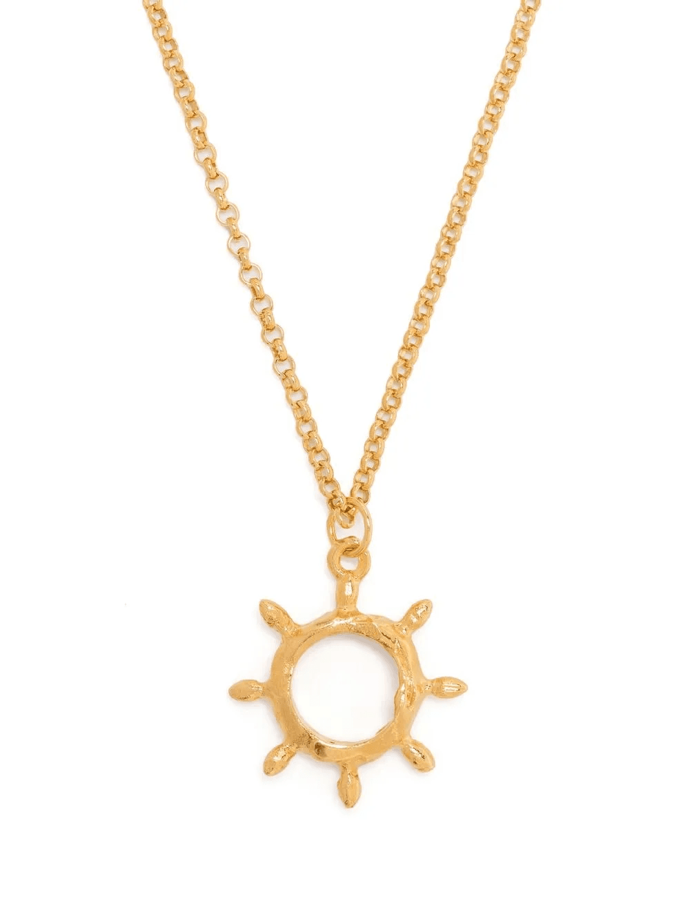 Nocturnal Helm gold-plated necklace - Image 1