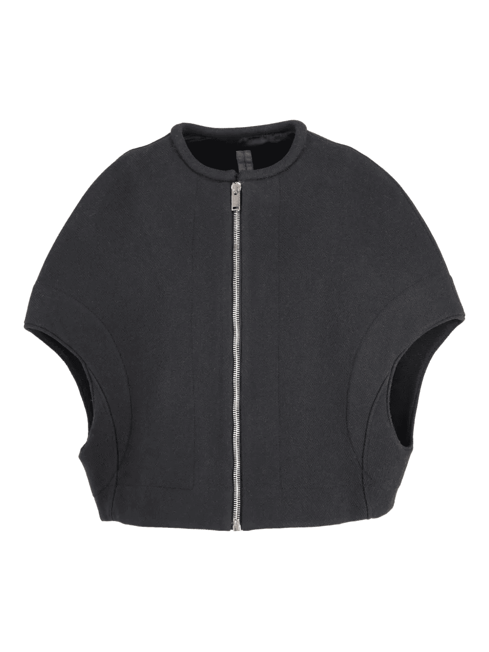 cropped sleeveless jacket - Image 1