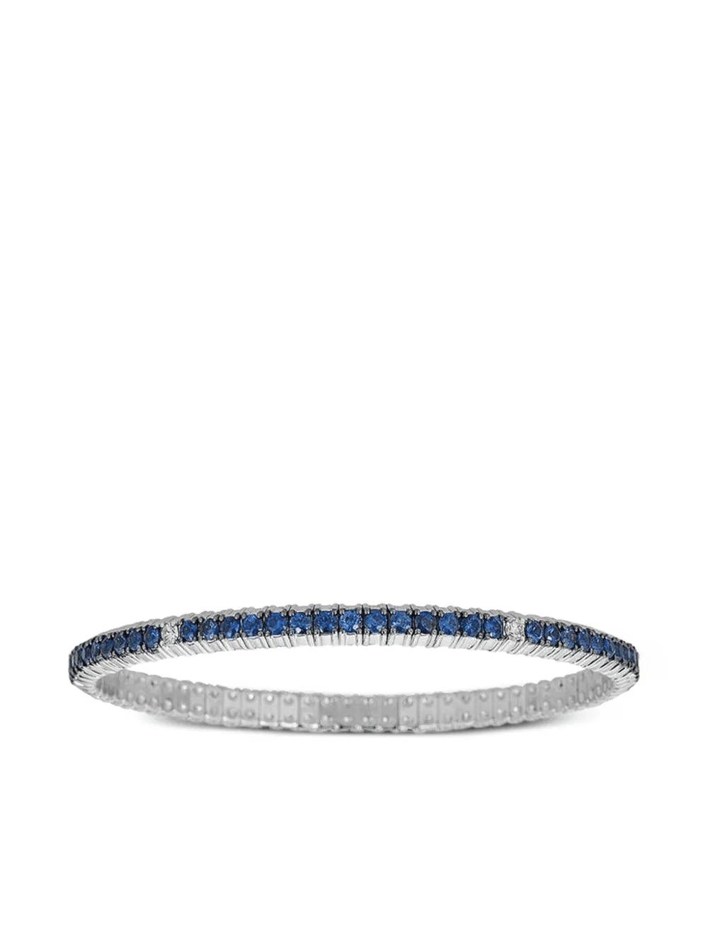 18K white gold sapphire bracelet - Image 1