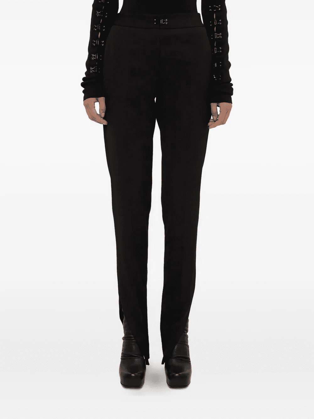 high-waist tailored trousers - Image 1